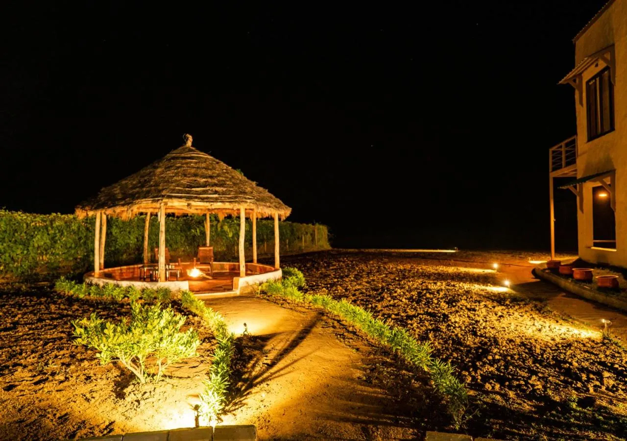 Garden in The Satpura Panchtatva Villa