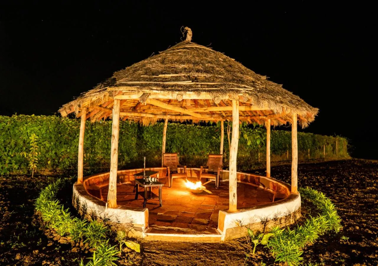 Garden in The Satpura Panchtatva Villa