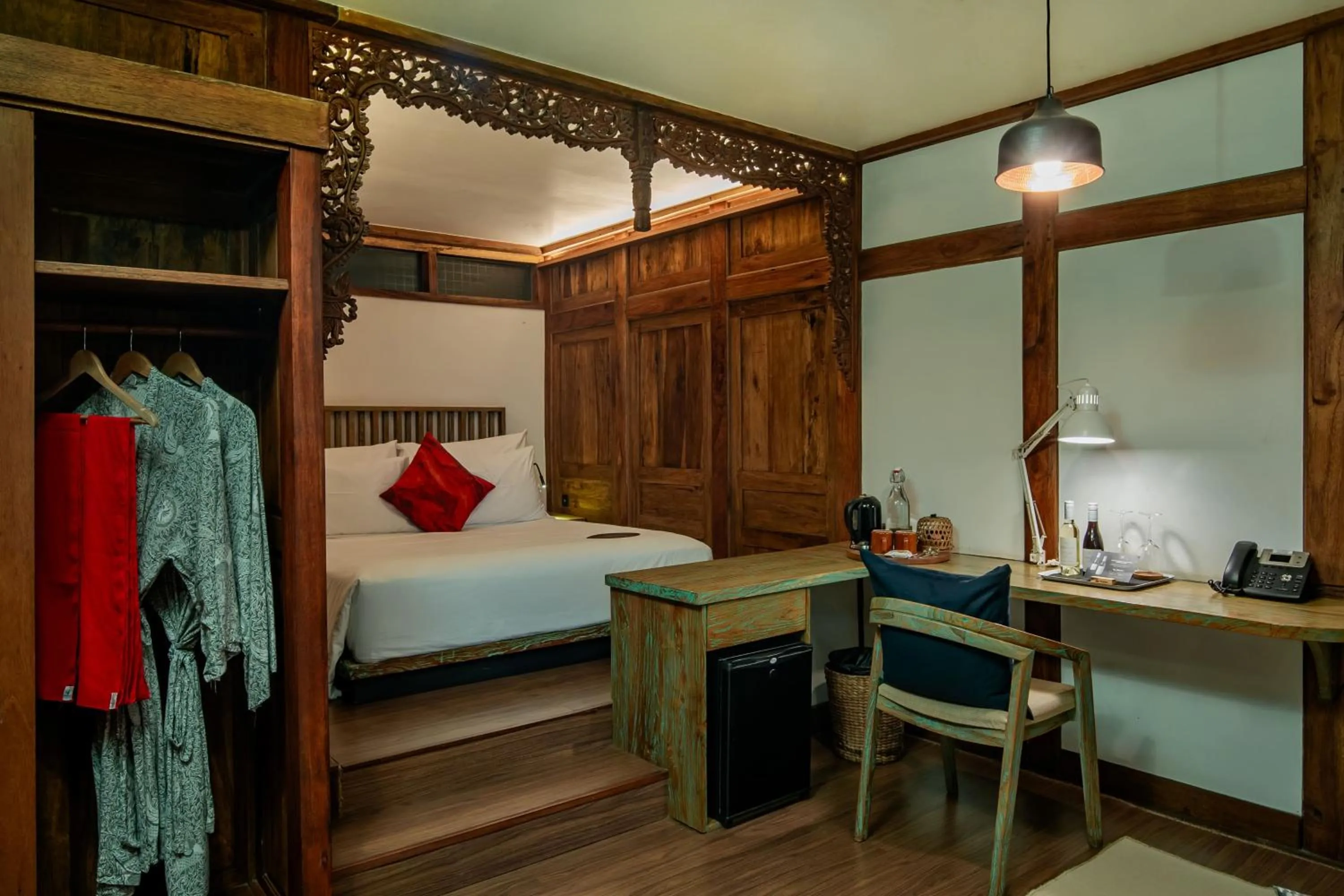 Bed in Tira Vilagna Suites & Spa