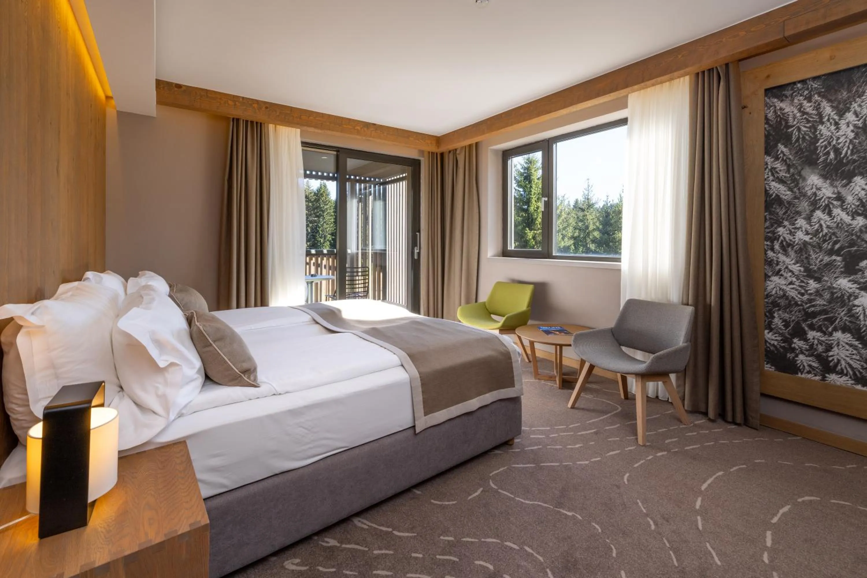 Bed in Hotel Monti Spa & Wellness