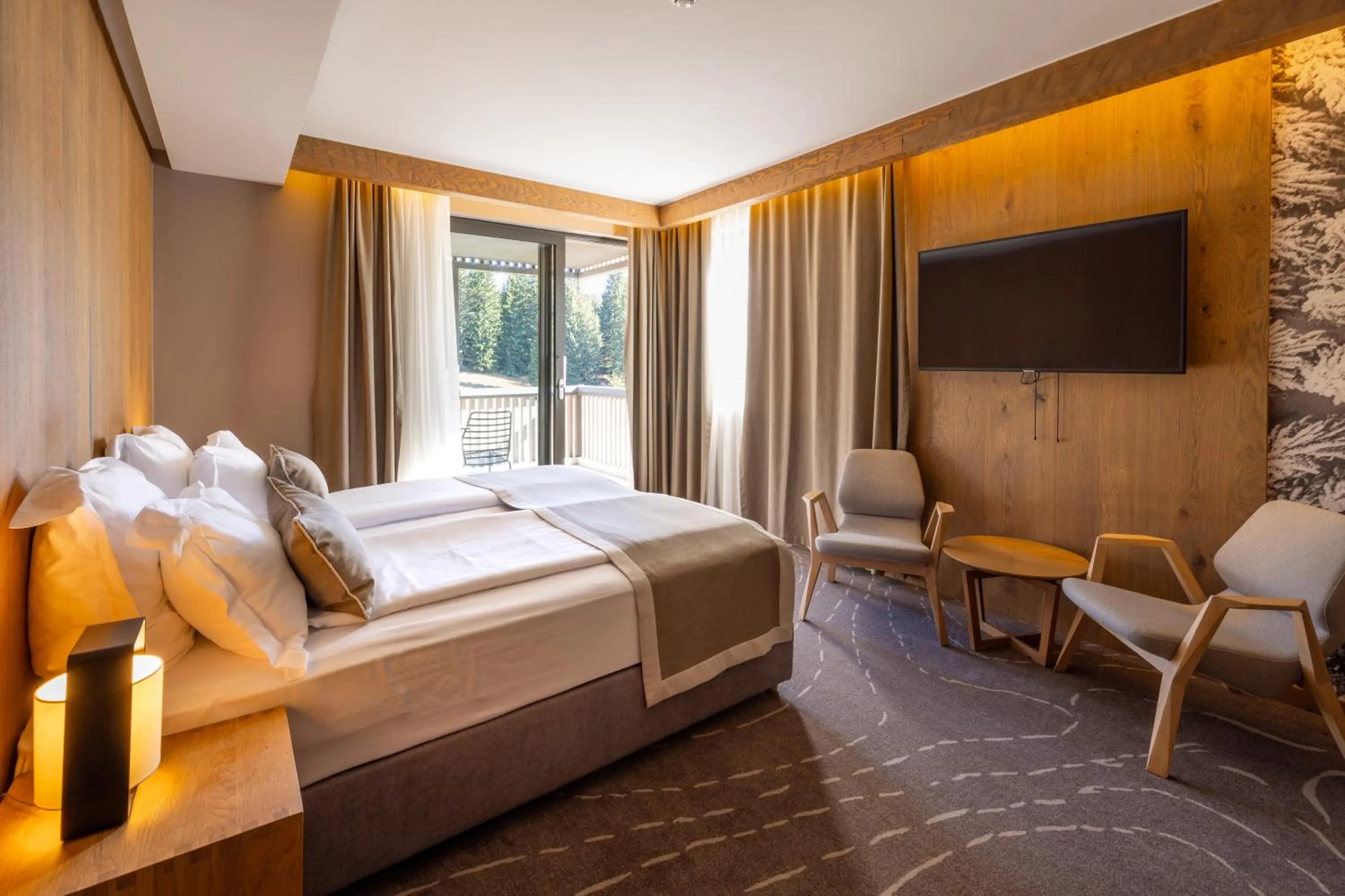 Bed in Hotel Monti Spa & Wellness