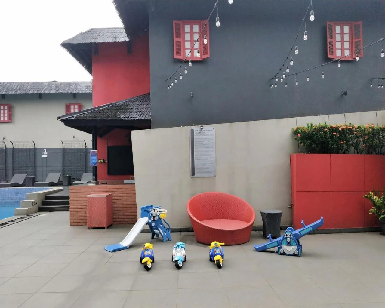 Children play ground in Asyana Kemayoran Jakarta