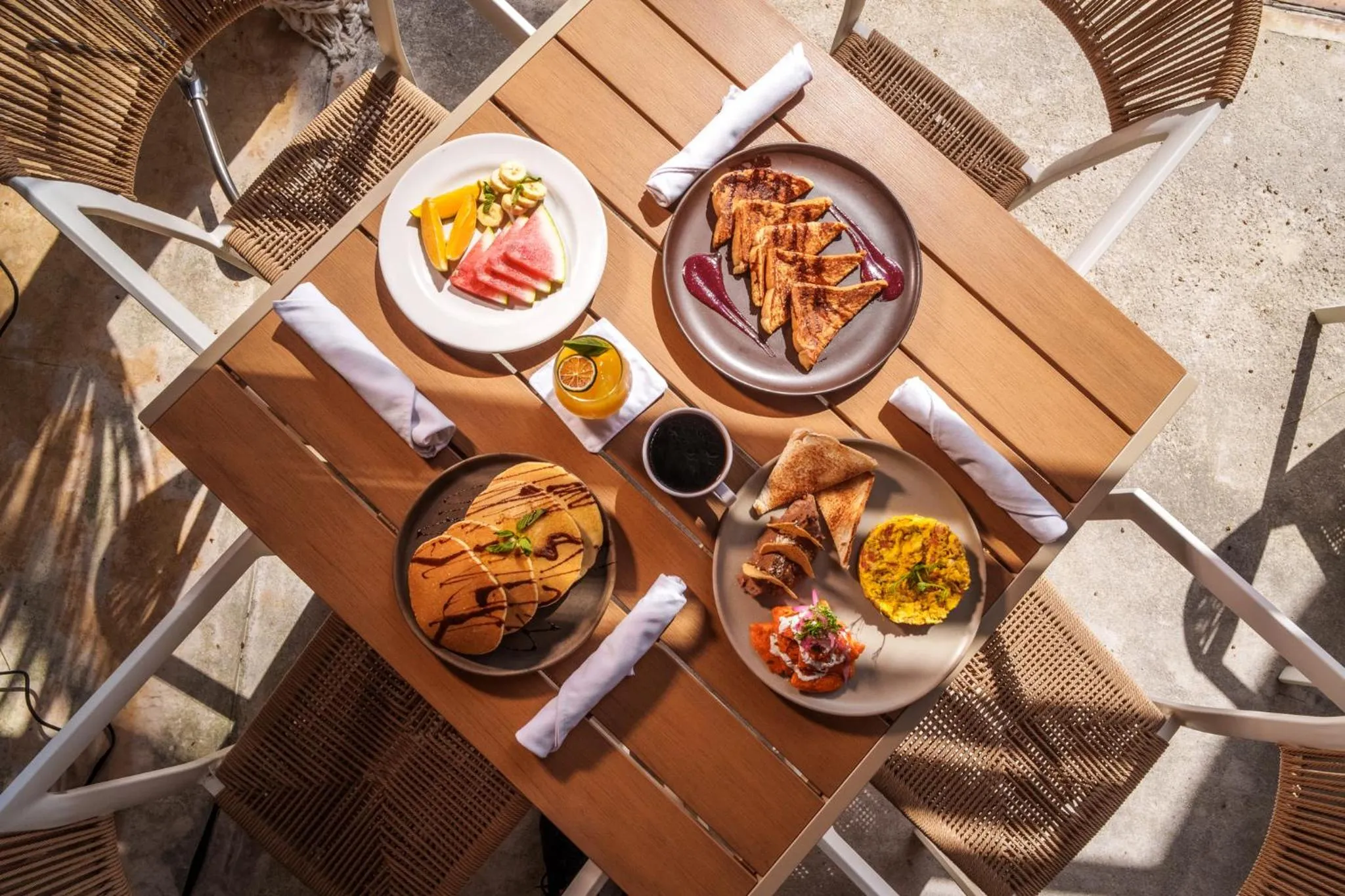 Breakfast in Areia Playa del Carmen - Beach Front Hotel