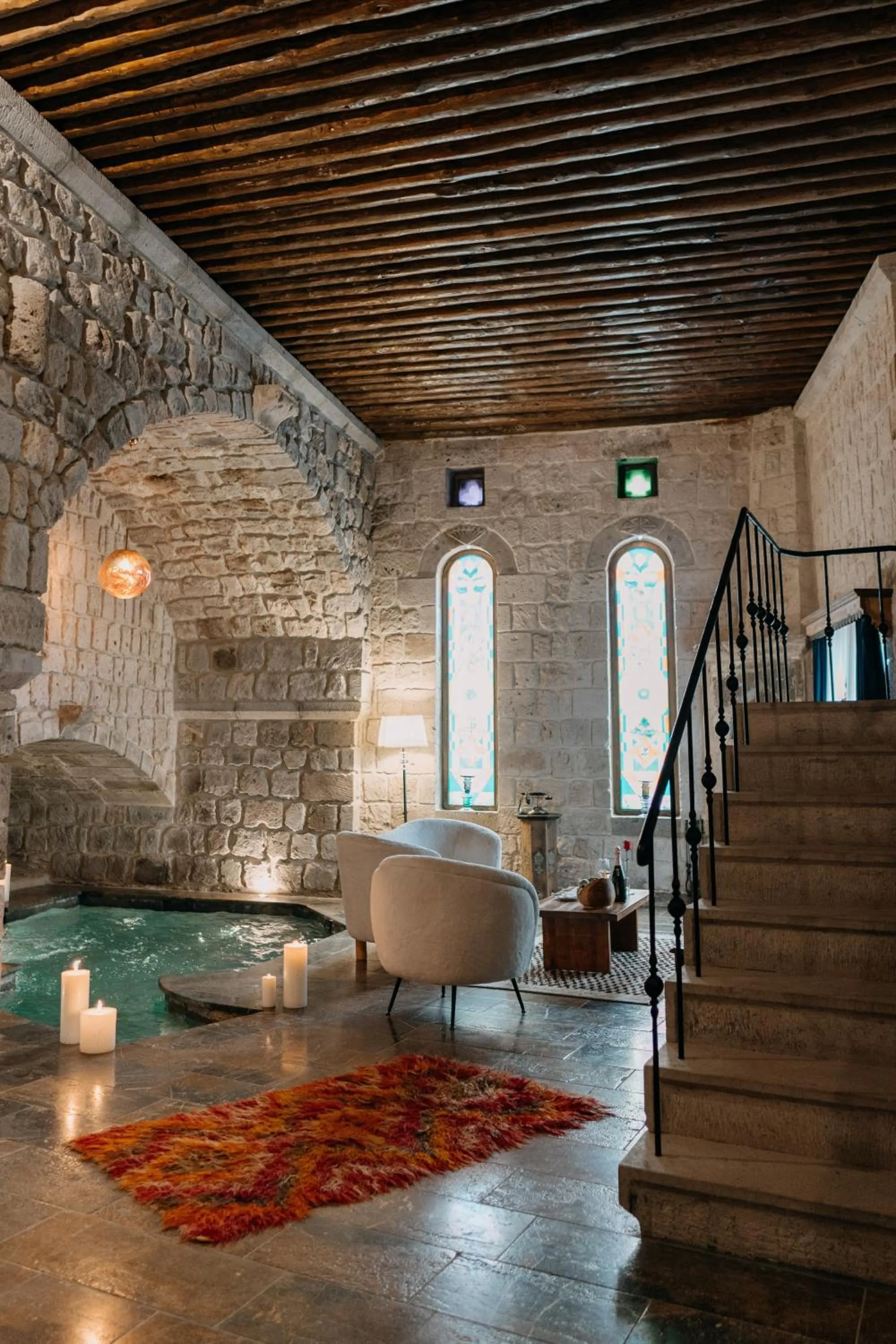 Pool view in MUSEUM HOTEL - Relais & Châteaux