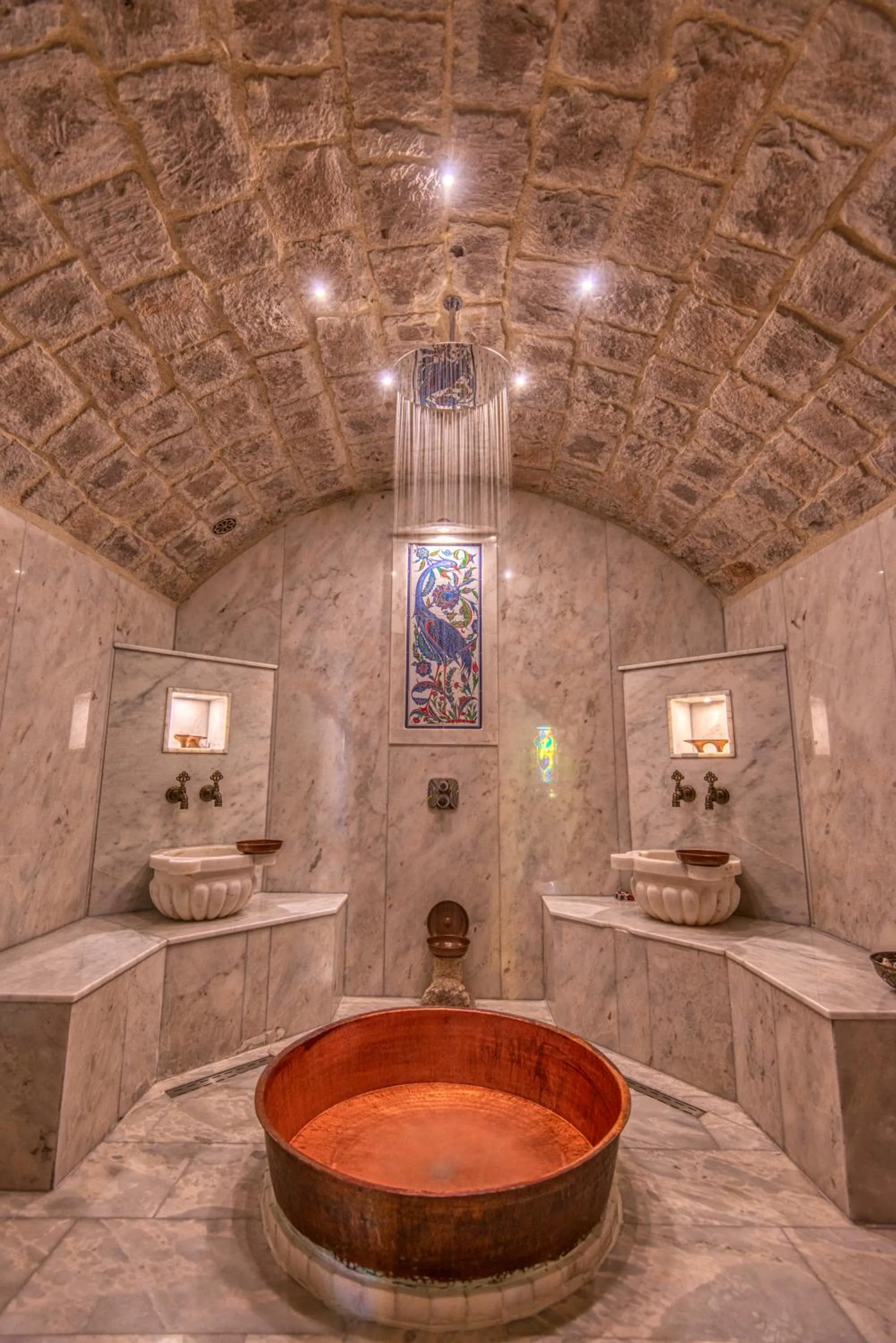 Shower in MUSEUM HOTEL - Relais & Châteaux