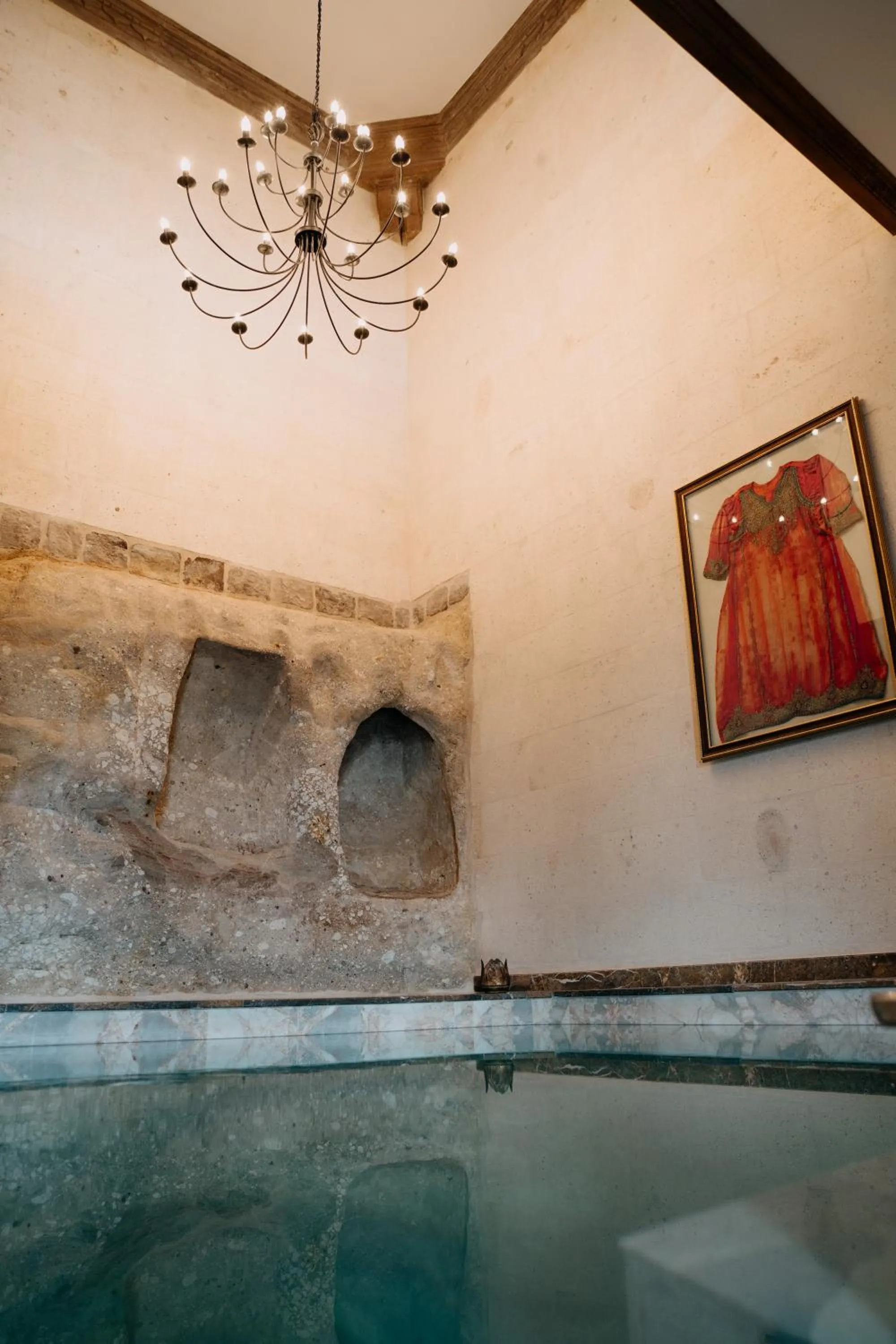Pool view in MUSEUM HOTEL - Relais & Châteaux
