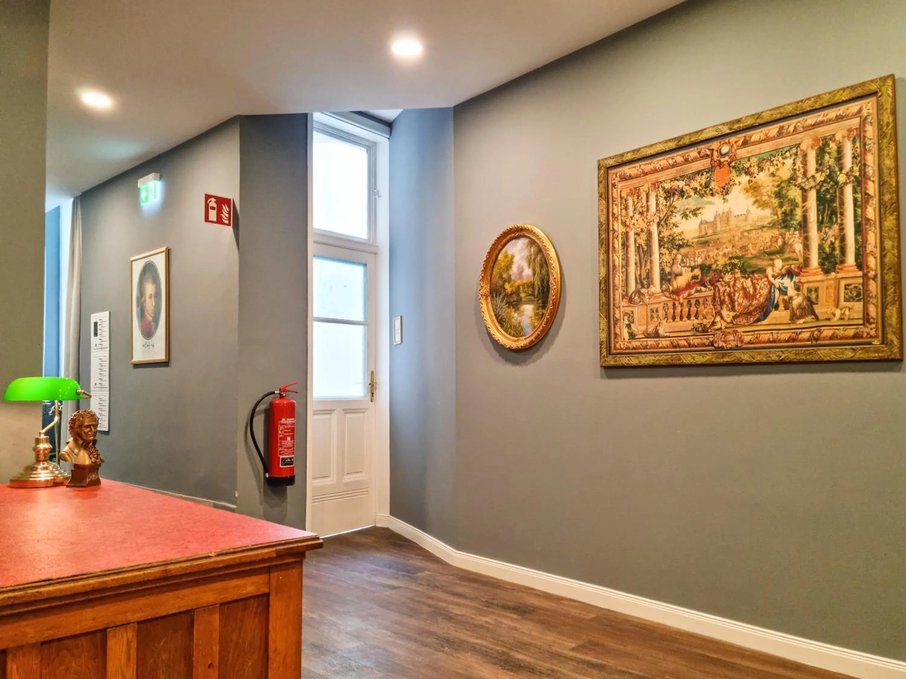 Lobby or reception in Pension Mozart - Newly Renovated