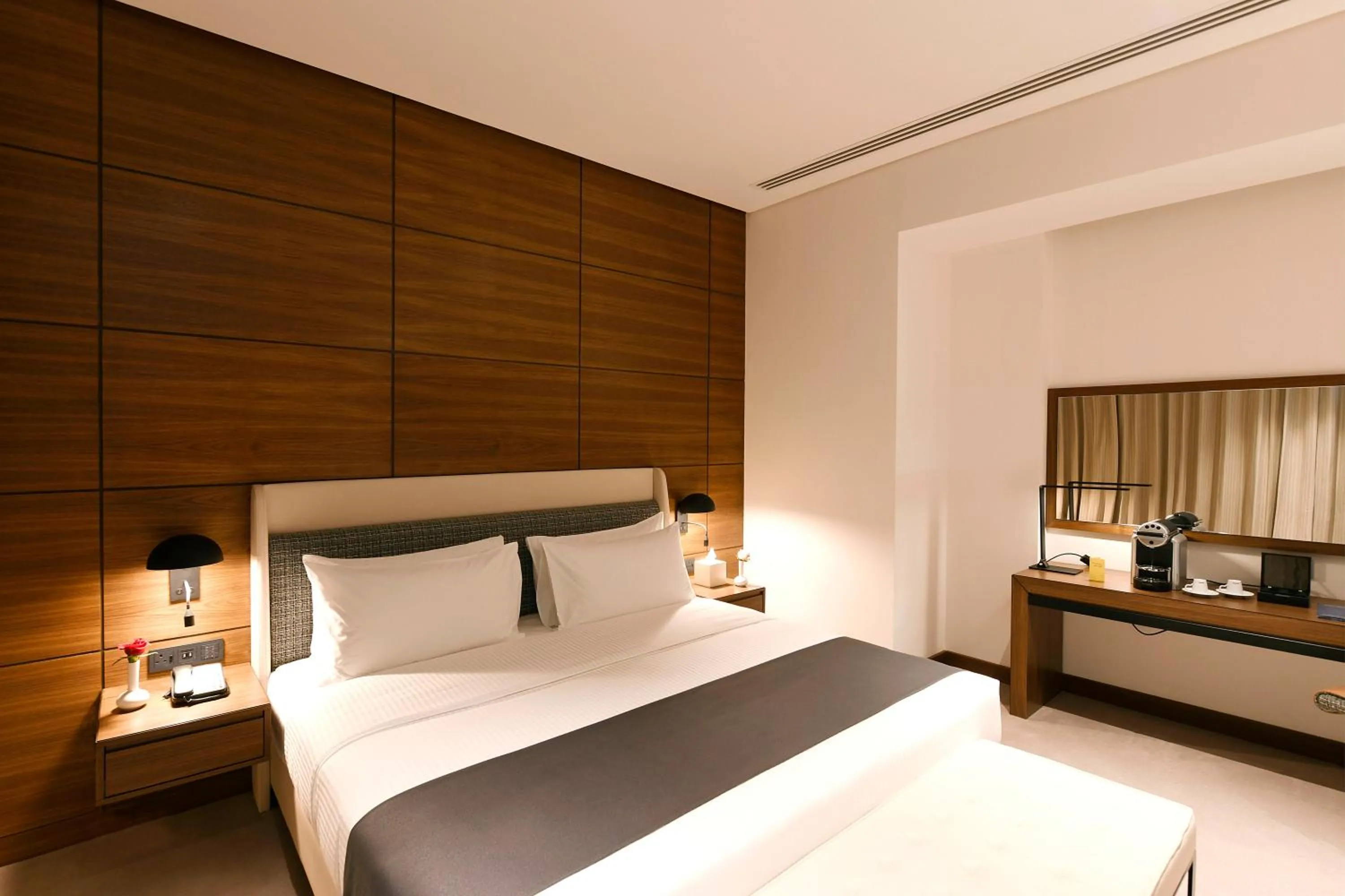 Bed in Golden Tulip Riyadh Convention and Exhibition Center