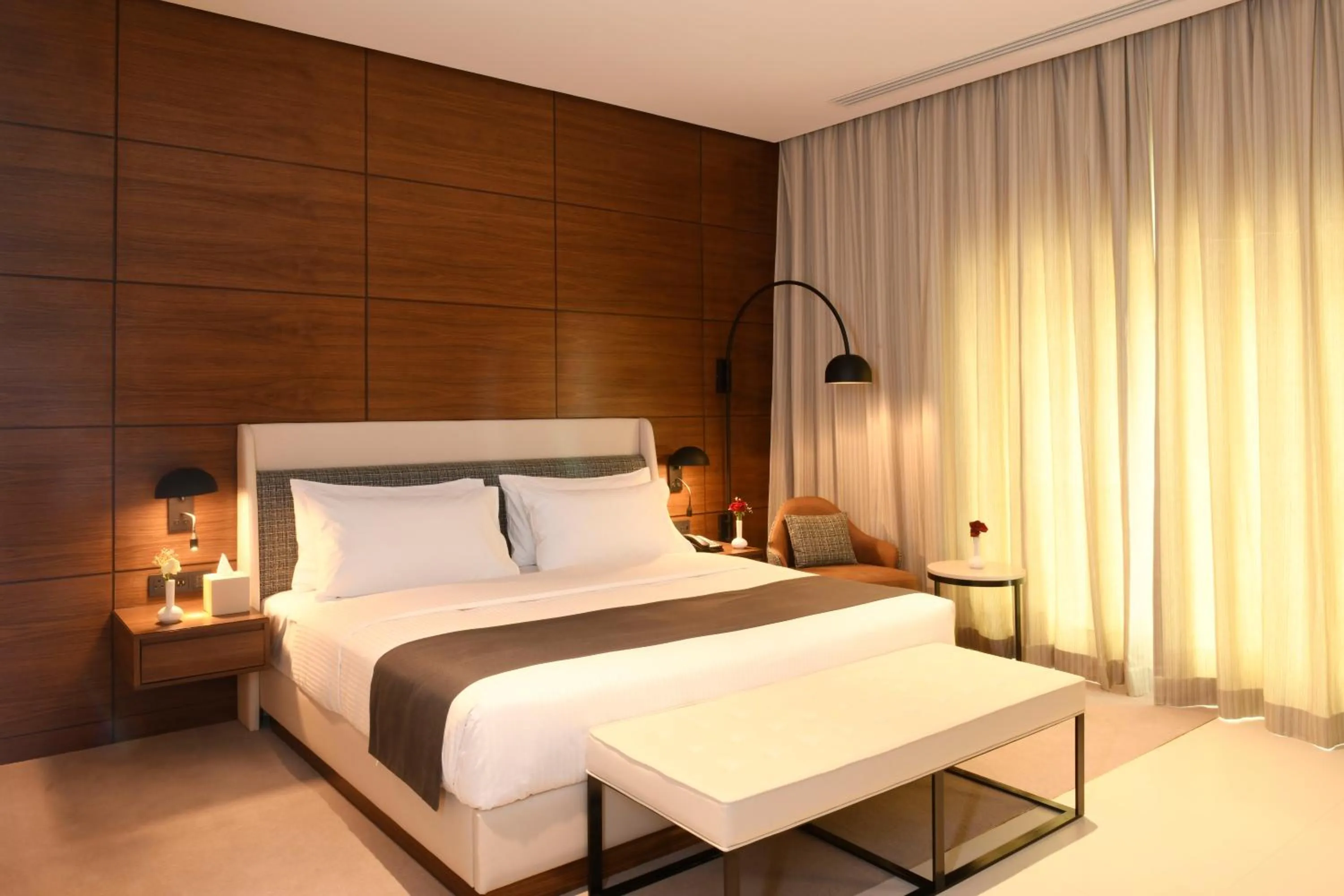 Bed in Golden Tulip Riyadh Convention and Exhibition Center