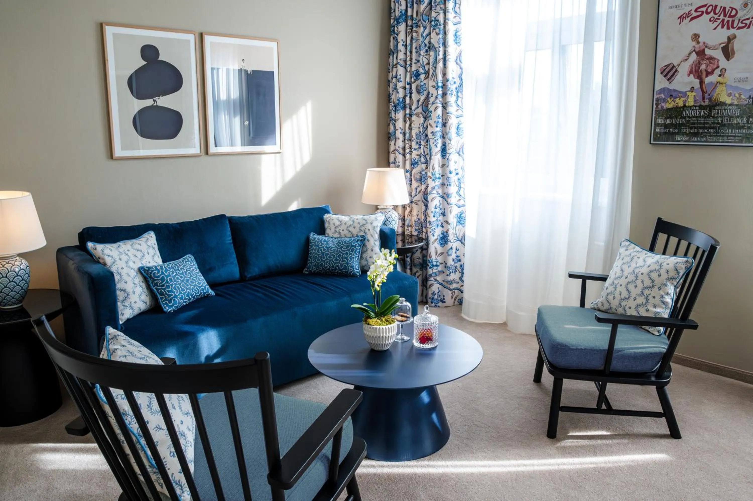 Living room in Hotel Vier Jahreszeiten Salzburg