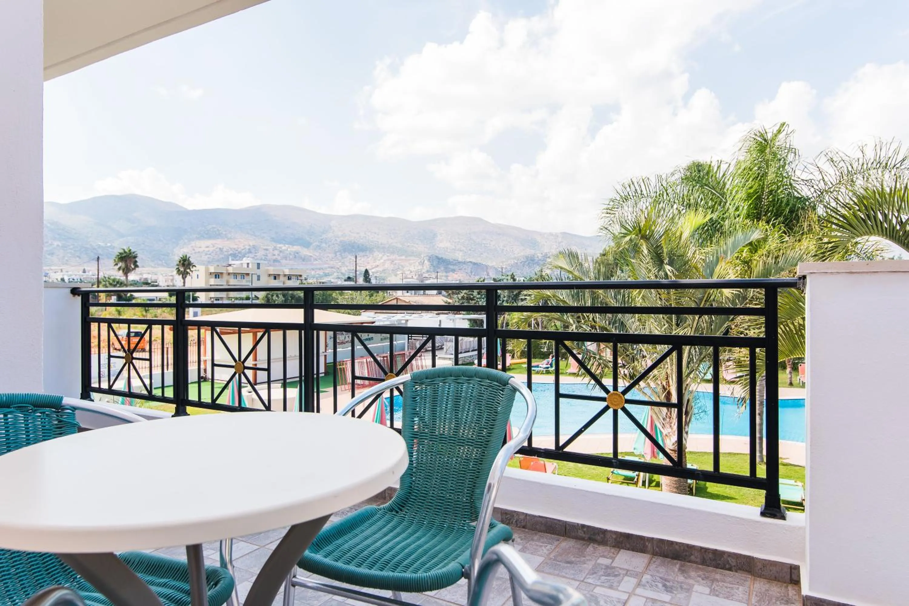 Balcony/Terrace in Yiannis Manos Hotel Resort