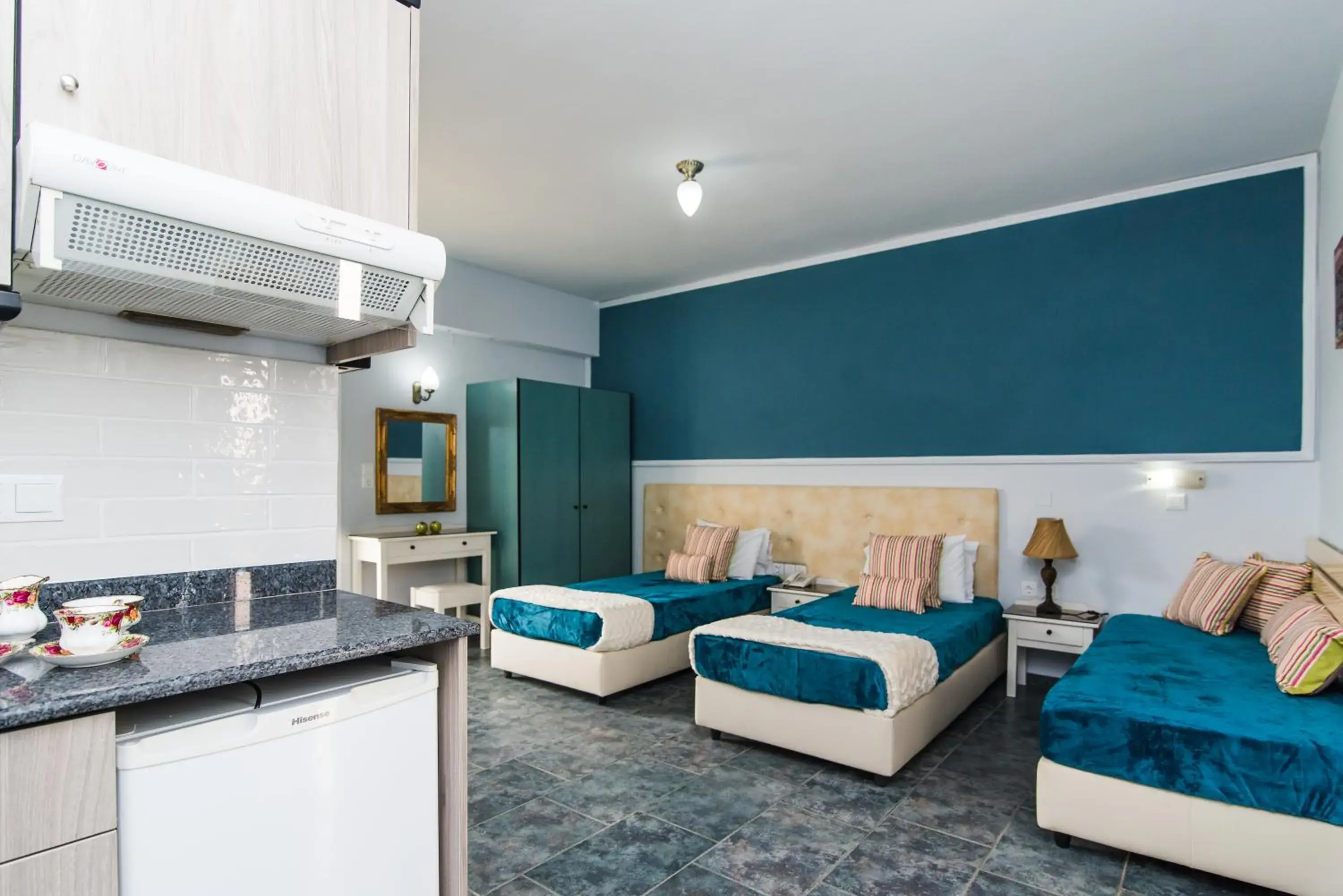 Superior Triple Studio with Garden View in Yiannis Manos Hotel Resort Superior Triple Studio with Garden View in Yiannis Manos Hotel Resort