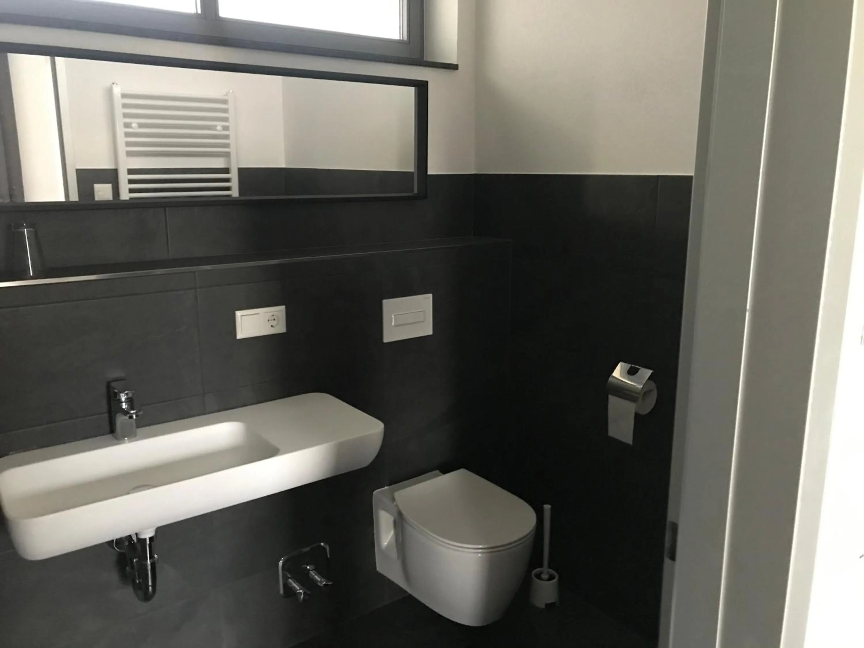 Toilet in Gästehaus Lausnitz Zimmer