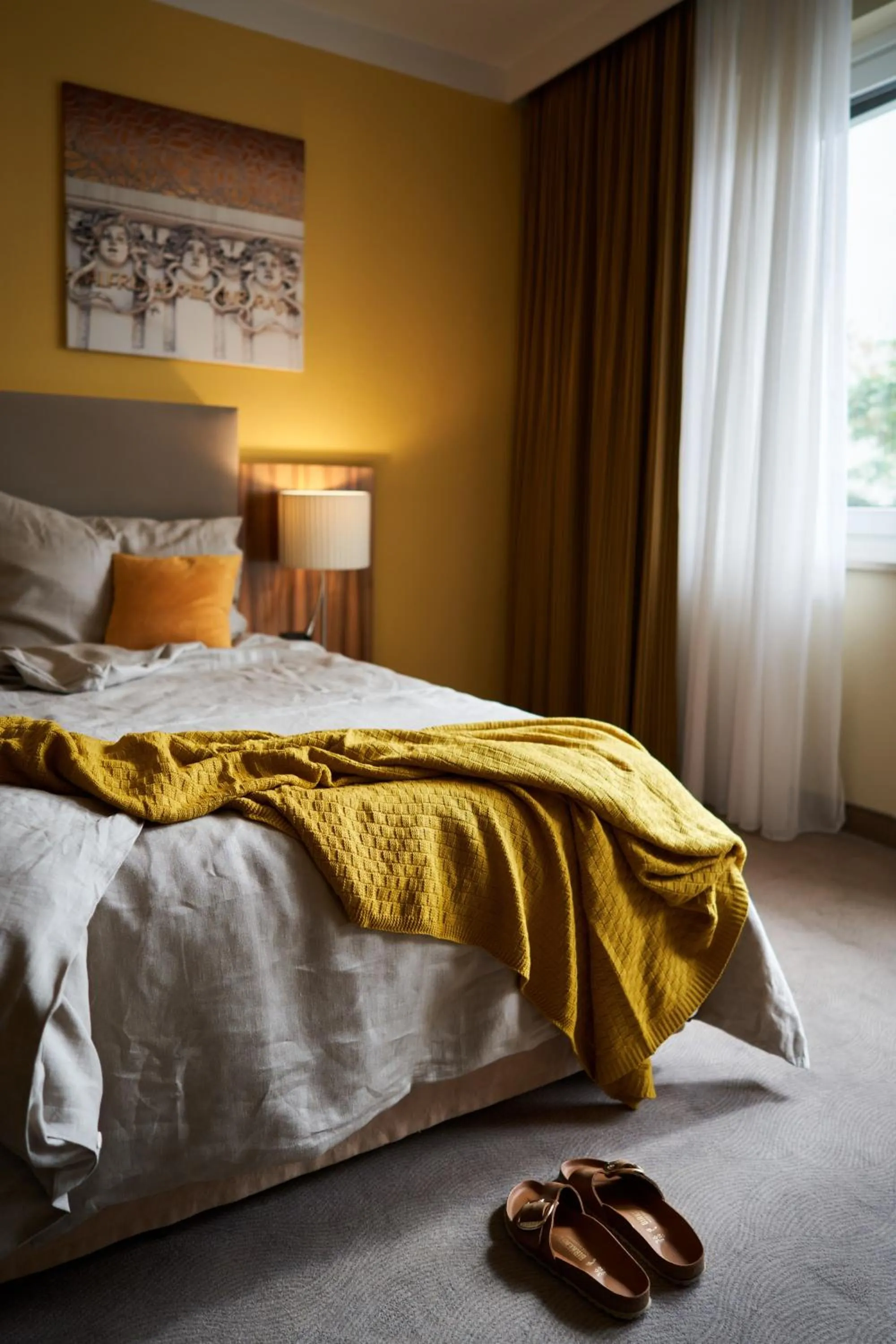 Bed in Henriette Stadthotel Vienna