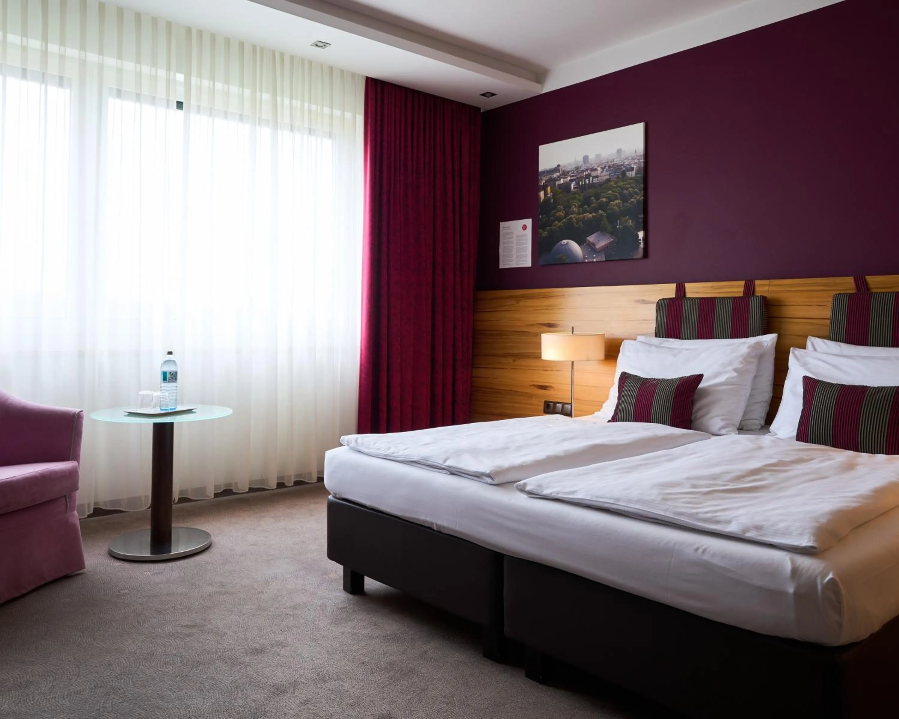 Bed in Henriette Stadthotel Vienna