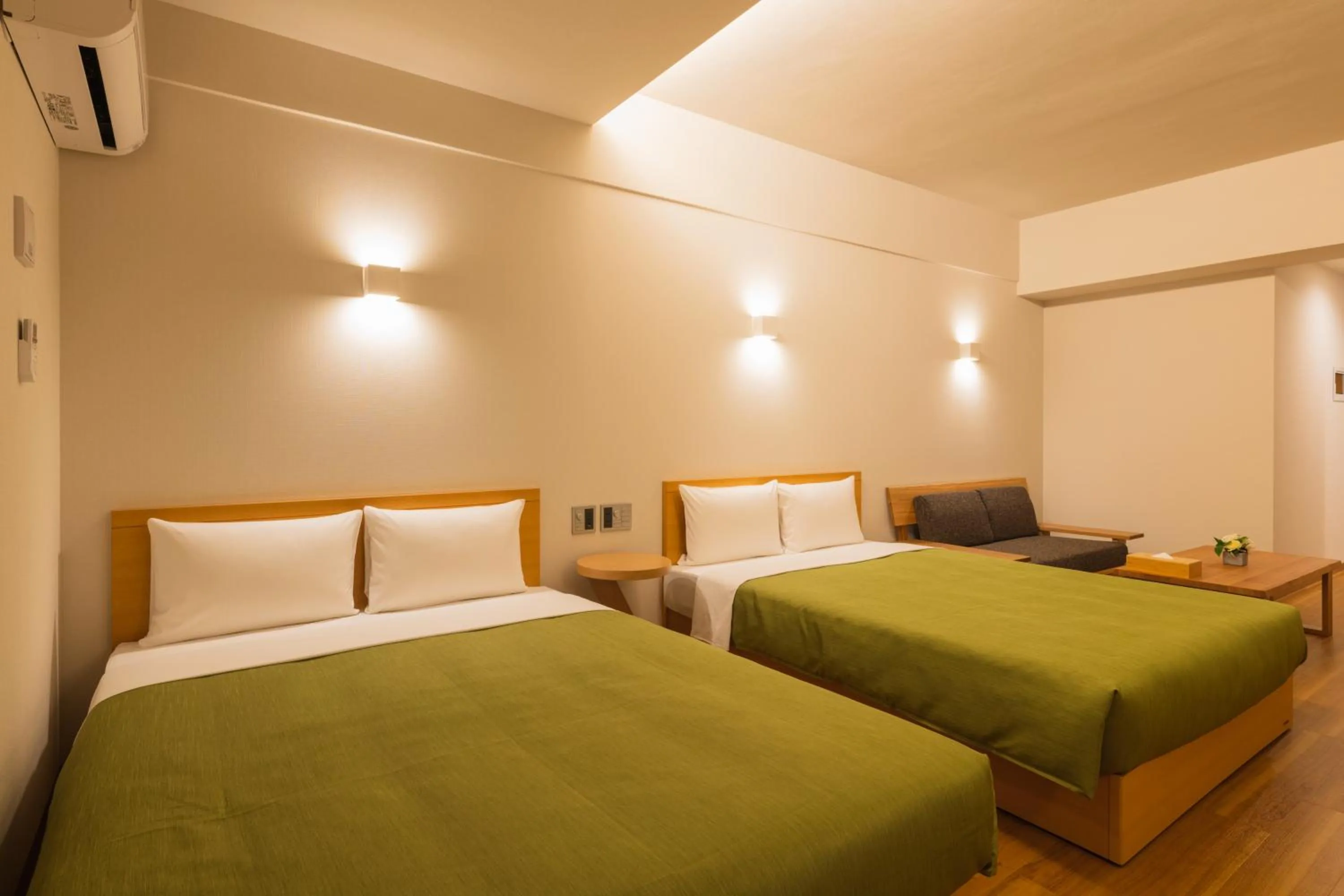 Bed in Hotel Iori ホテル庵