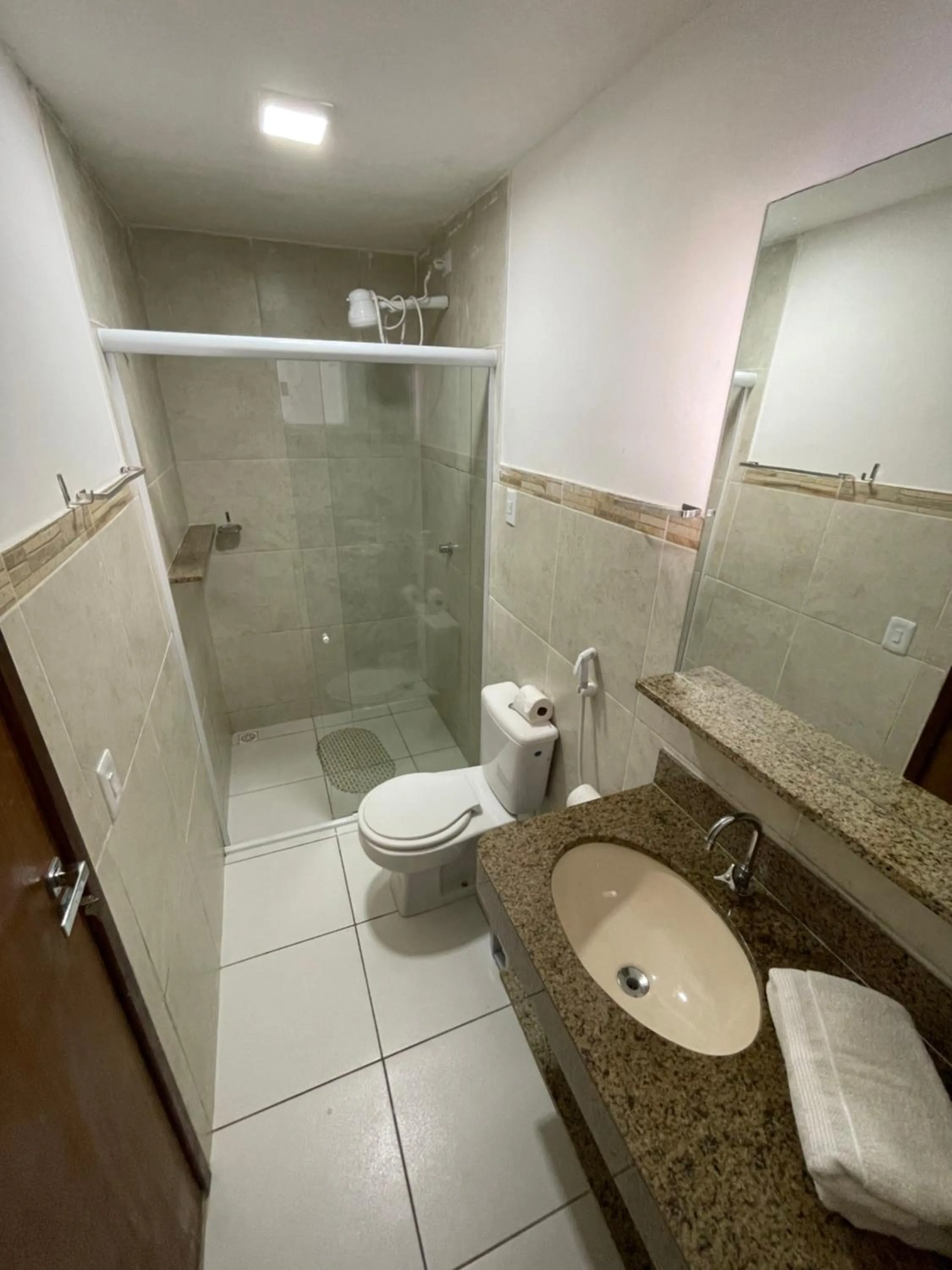 Bathroom in Encanto da Praia hotel pousada