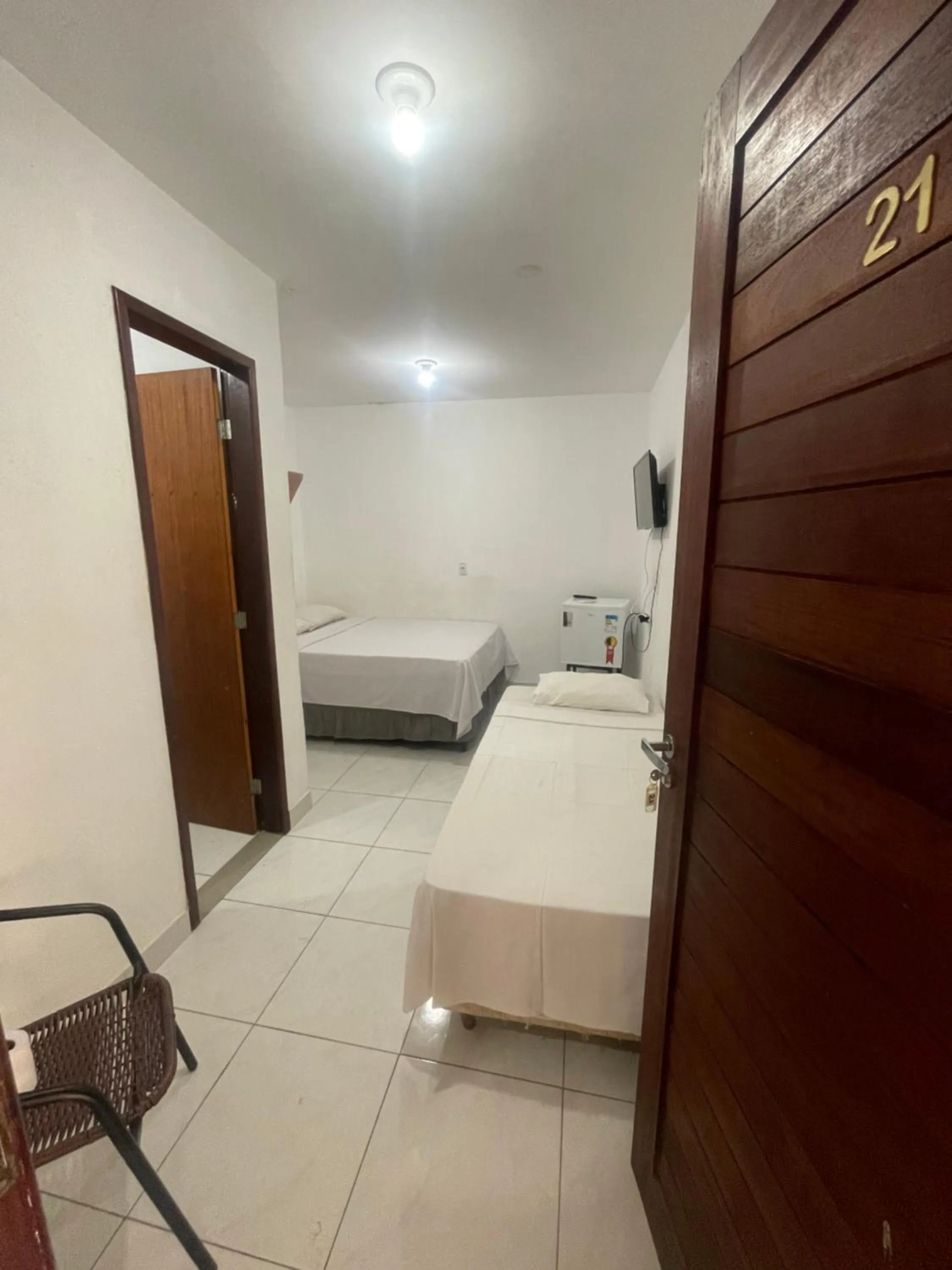 Bed in Encanto da Praia hotel pousada