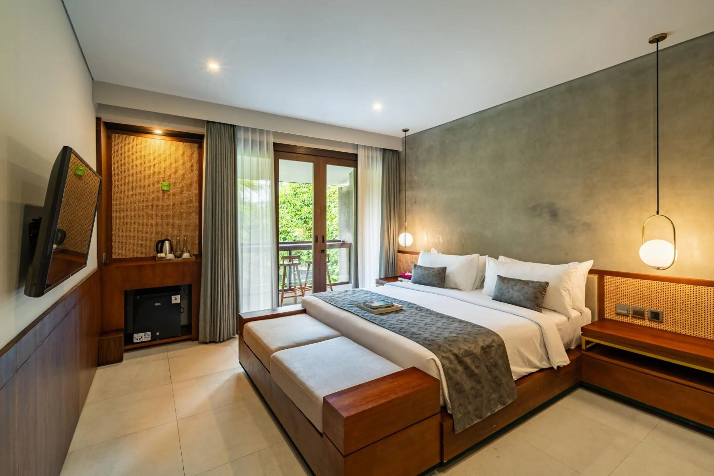 Bed in JAPA Suites & Villas