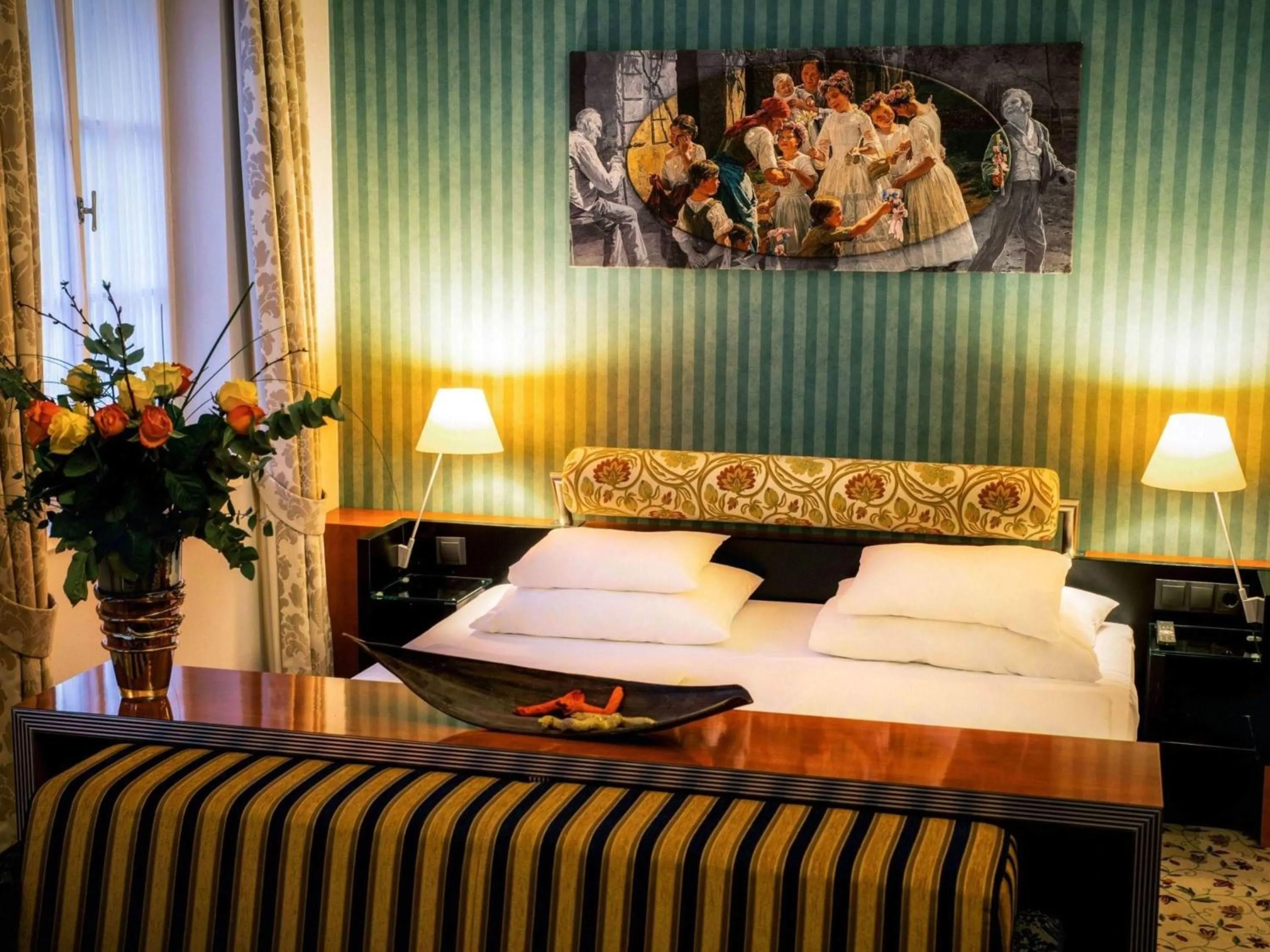 Bedroom, Bed in Mercure Grand Hotel Biedermeier Wien