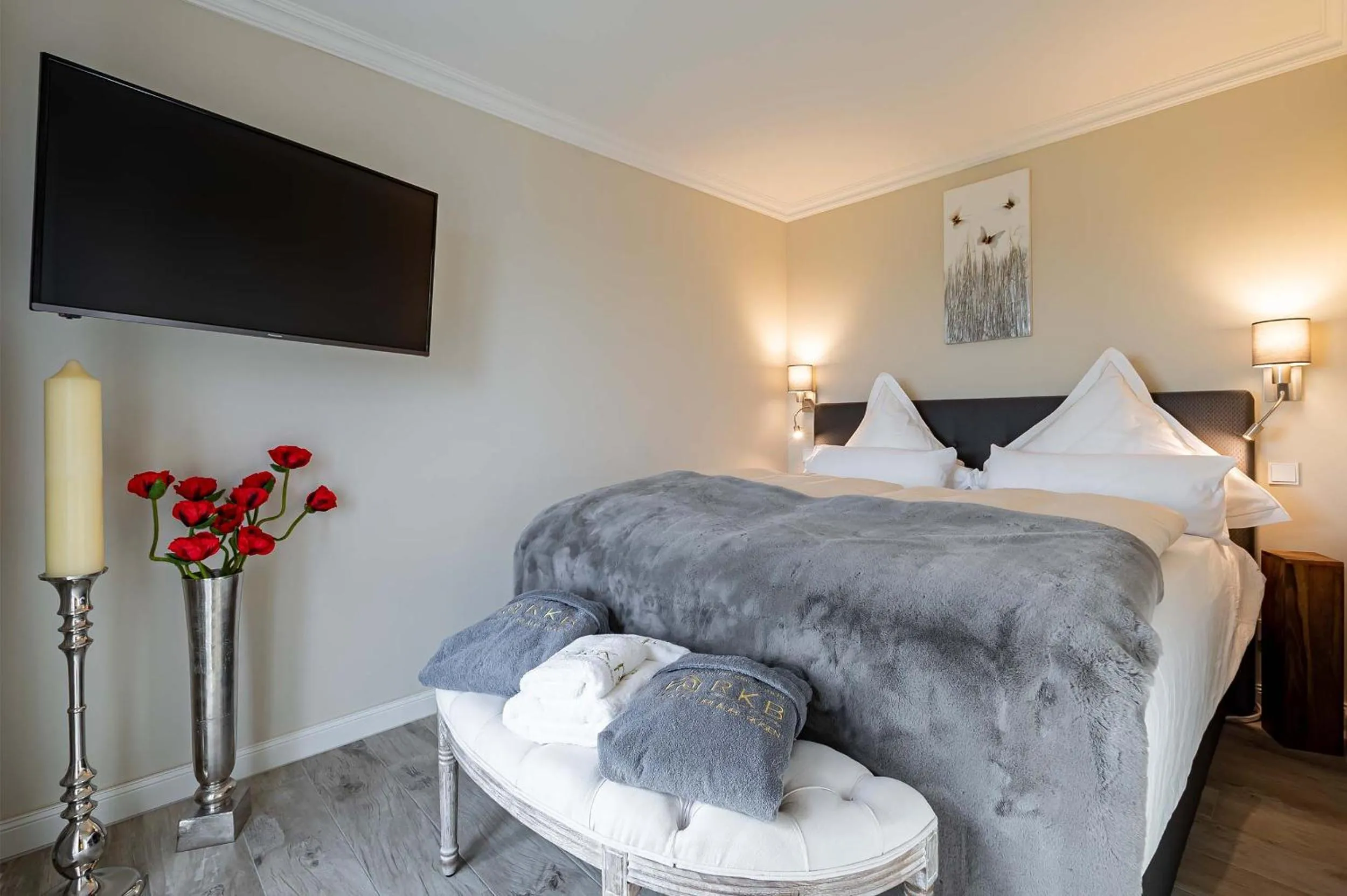 Bed in Luxus Resort Rügen Residenz Kubitzer Bodden