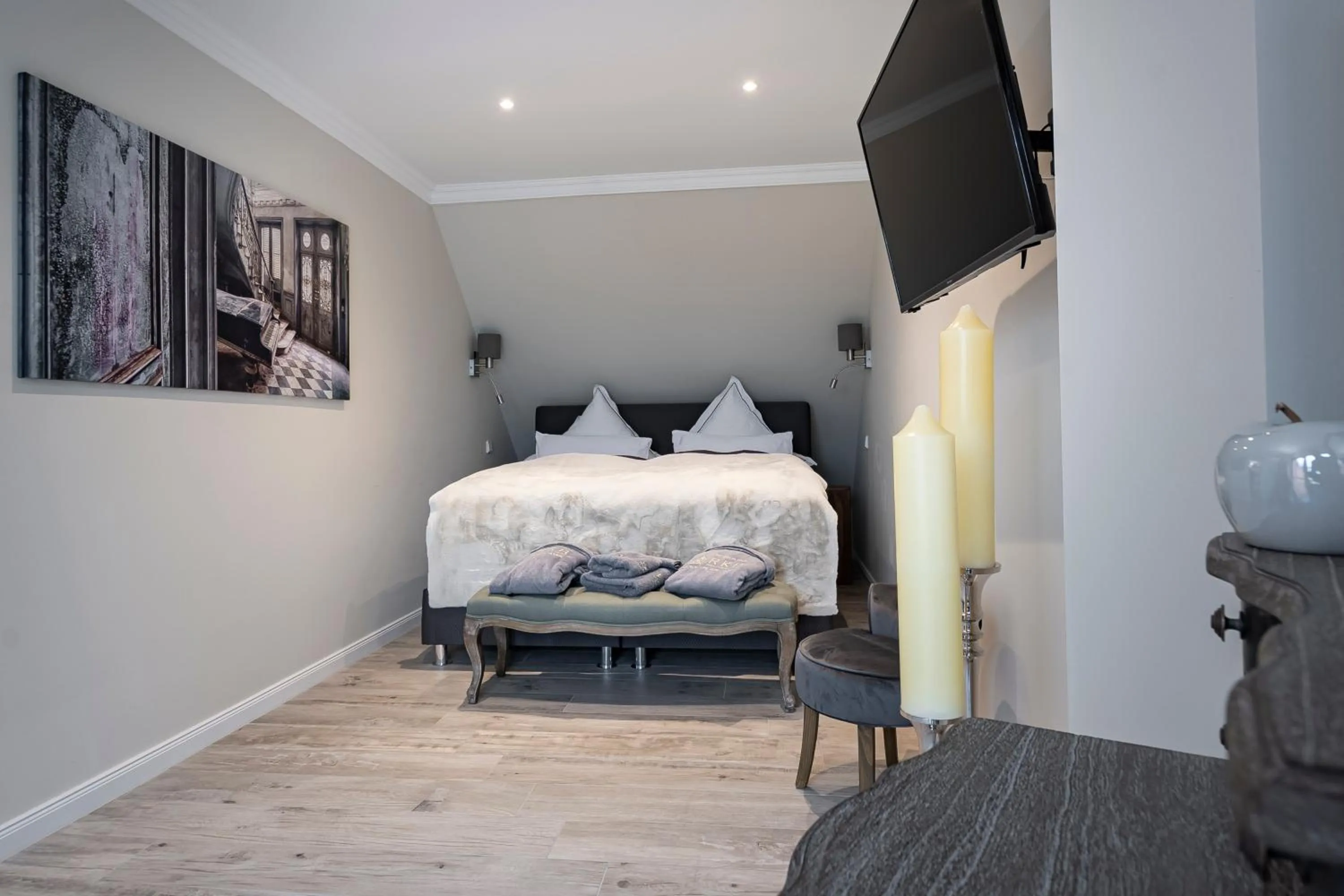 Bed in Luxus Resort Rügen Residenz Kubitzer Bodden