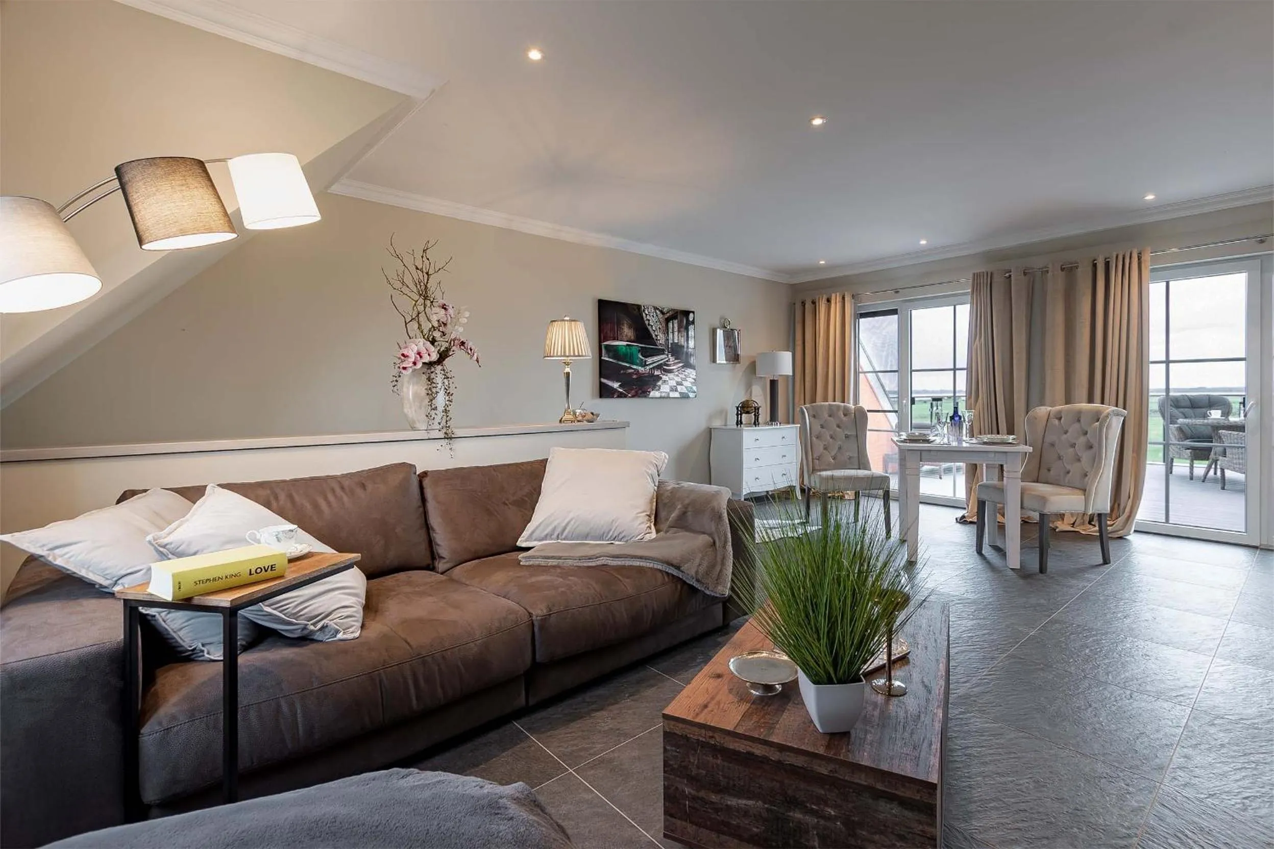 Living room in Luxus Resort Rügen Residenz Kubitzer Bodden