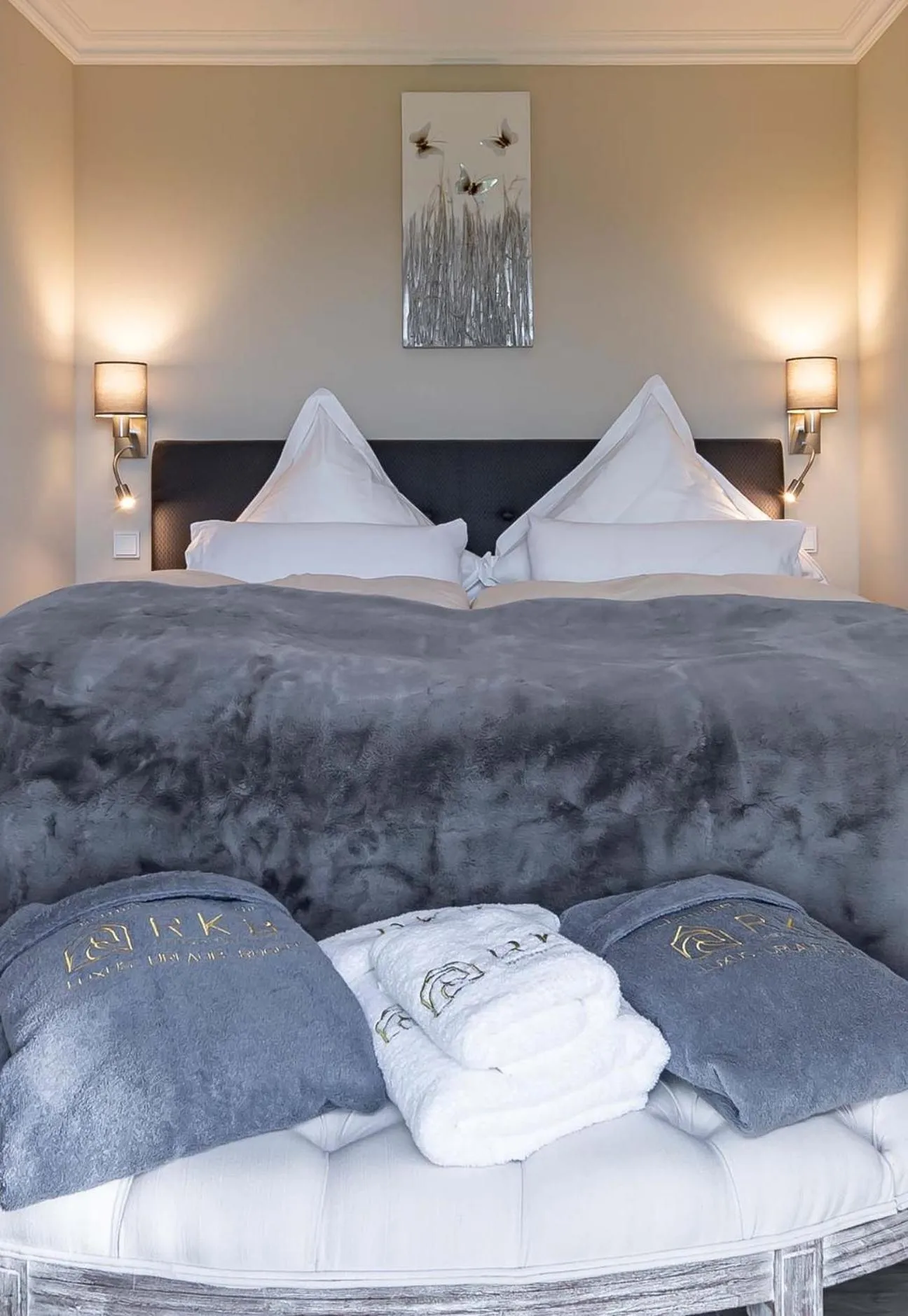 Bed in Luxus Resort Rügen Residenz Kubitzer Bodden