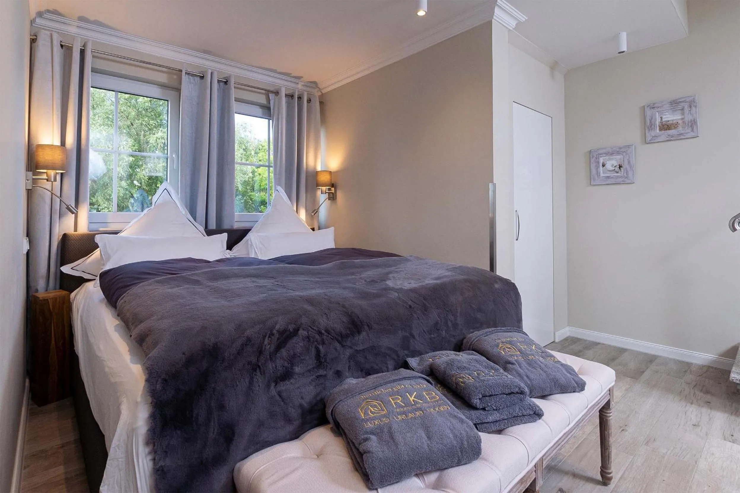 Bed in Luxus Resort Rügen Residenz Kubitzer Bodden