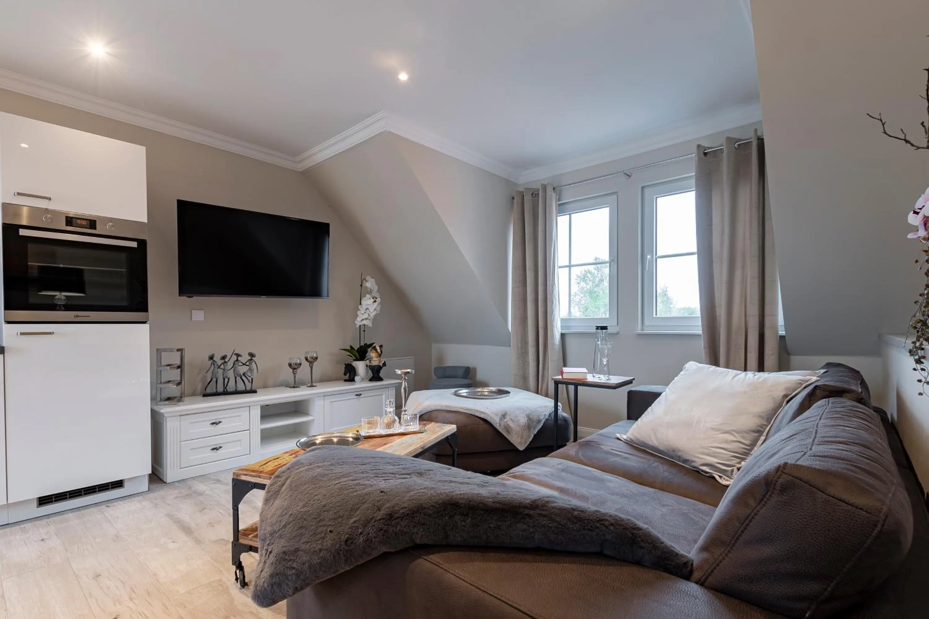 TV and multimedia in Luxus Resort Rügen Residenz Kubitzer Bodden