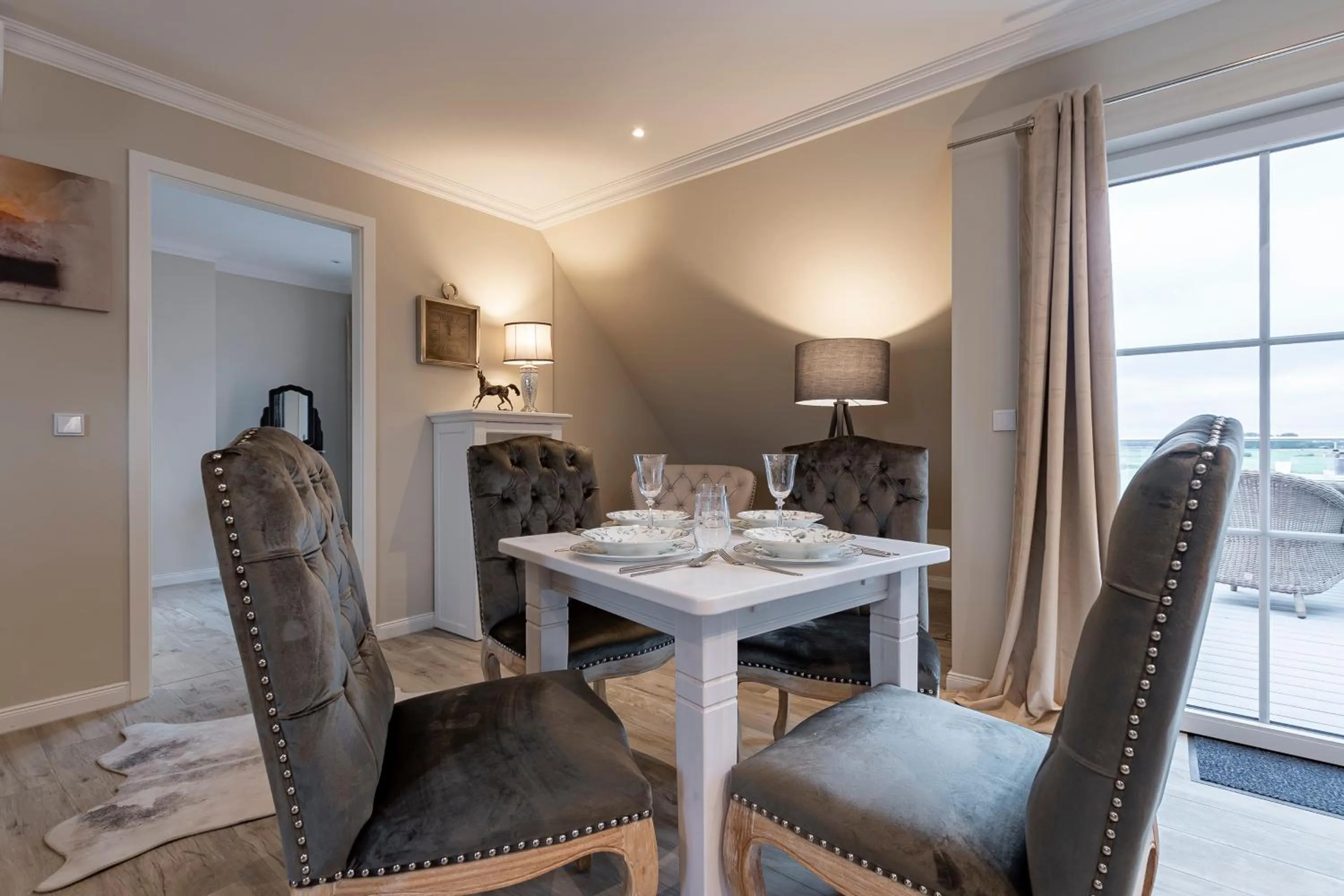 Seating area in Luxus Resort Rügen Residenz Kubitzer Bodden