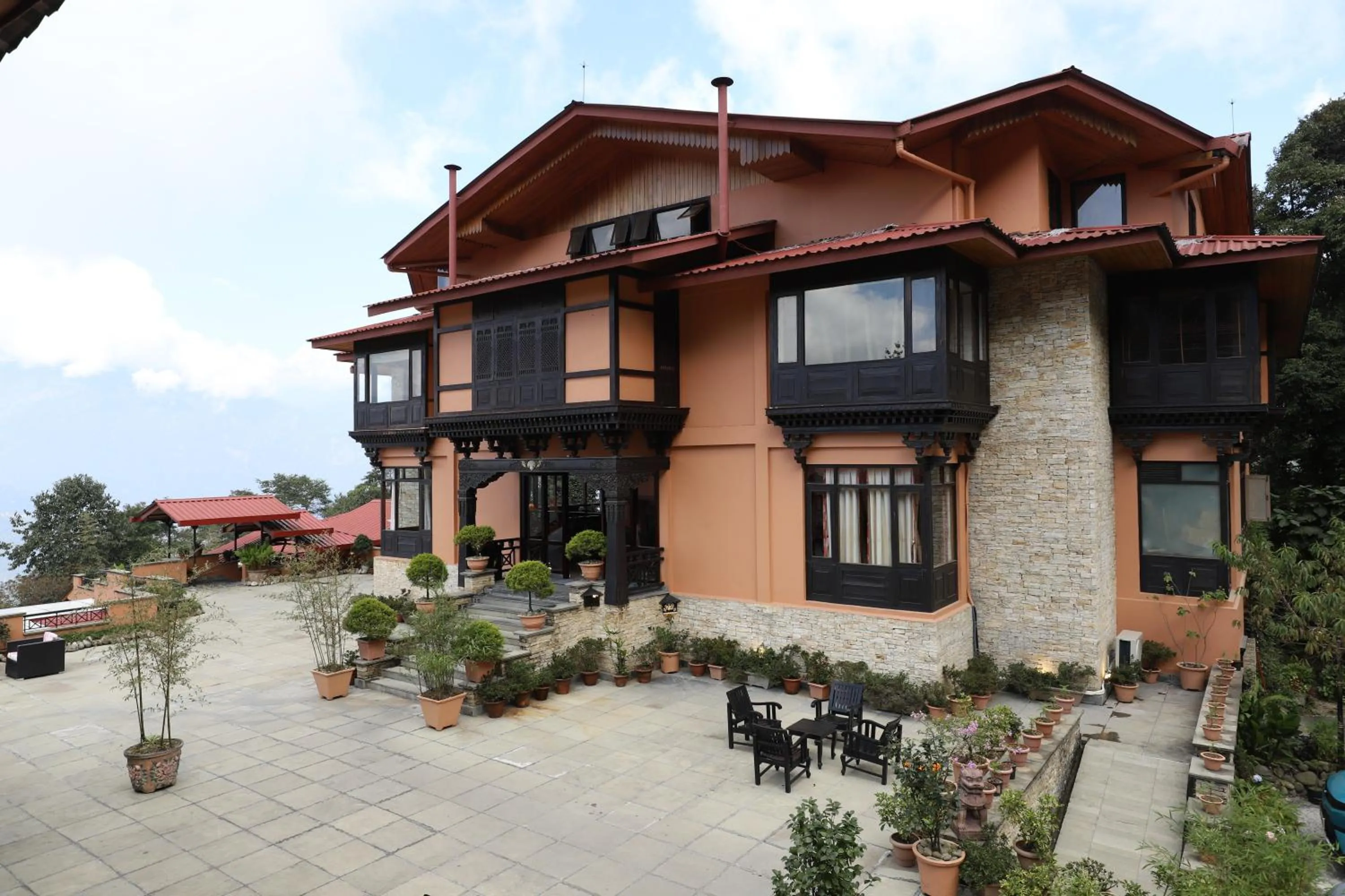 Property building in The Chumbi Mountain Retreat & Spa, A Club Mahindra Associate