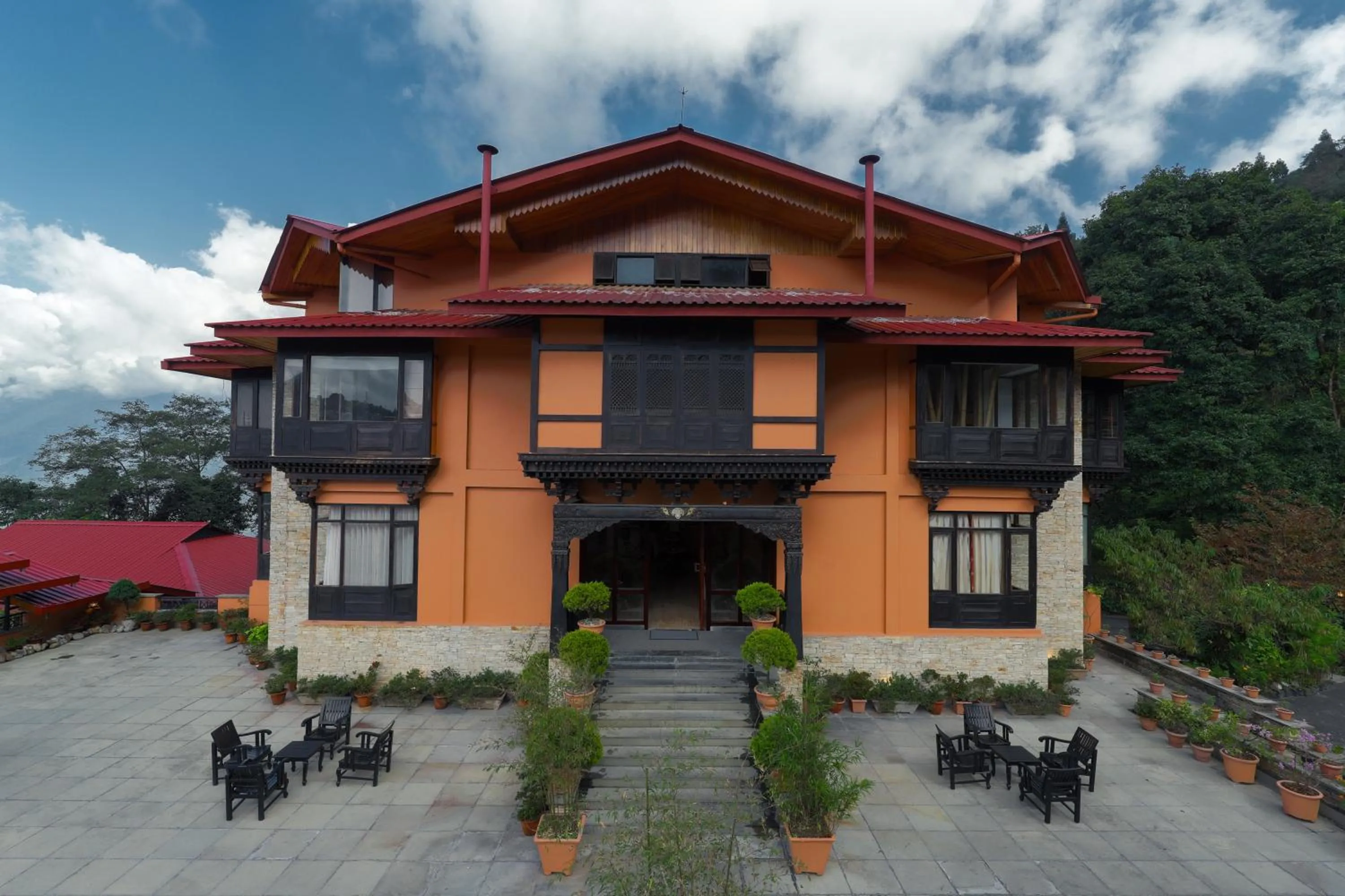 Property building in The Chumbi Mountain Retreat & Spa, A Club Mahindra Associate