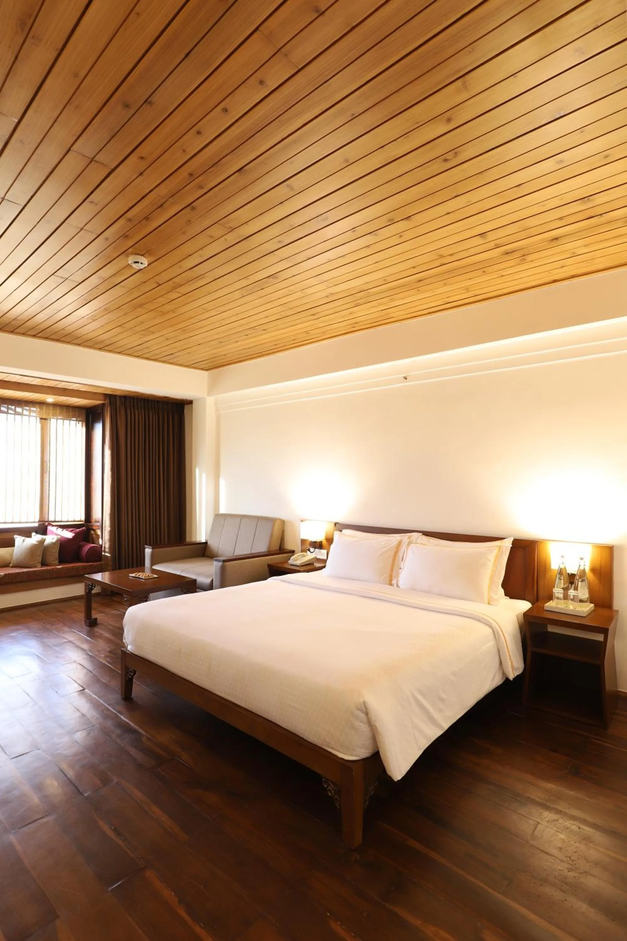 Bed in The Chumbi Mountain Retreat & Spa, A Club Mahindra Associate