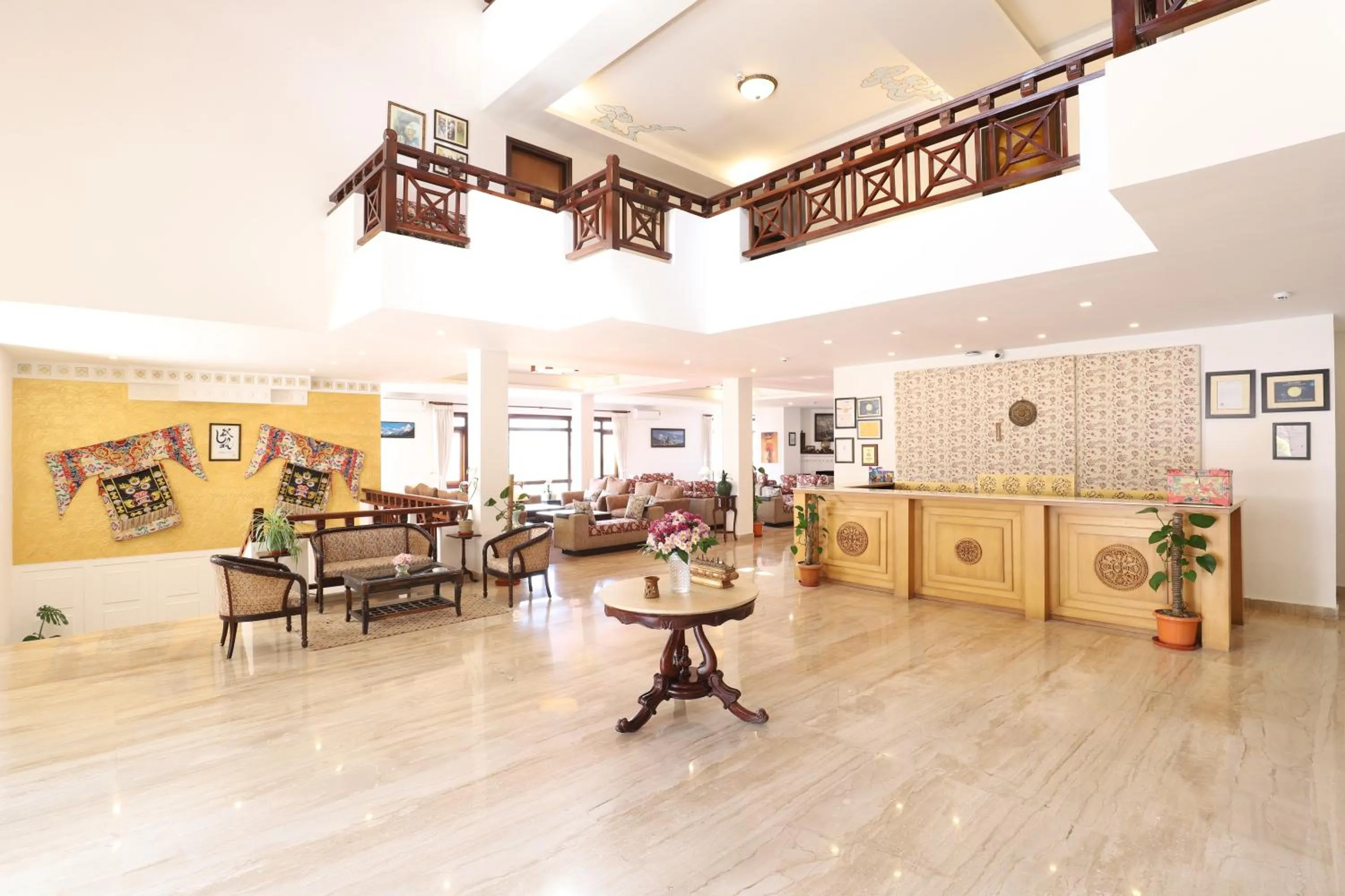 Lobby or reception in The Chumbi Mountain Retreat & Spa, A Club Mahindra Associate