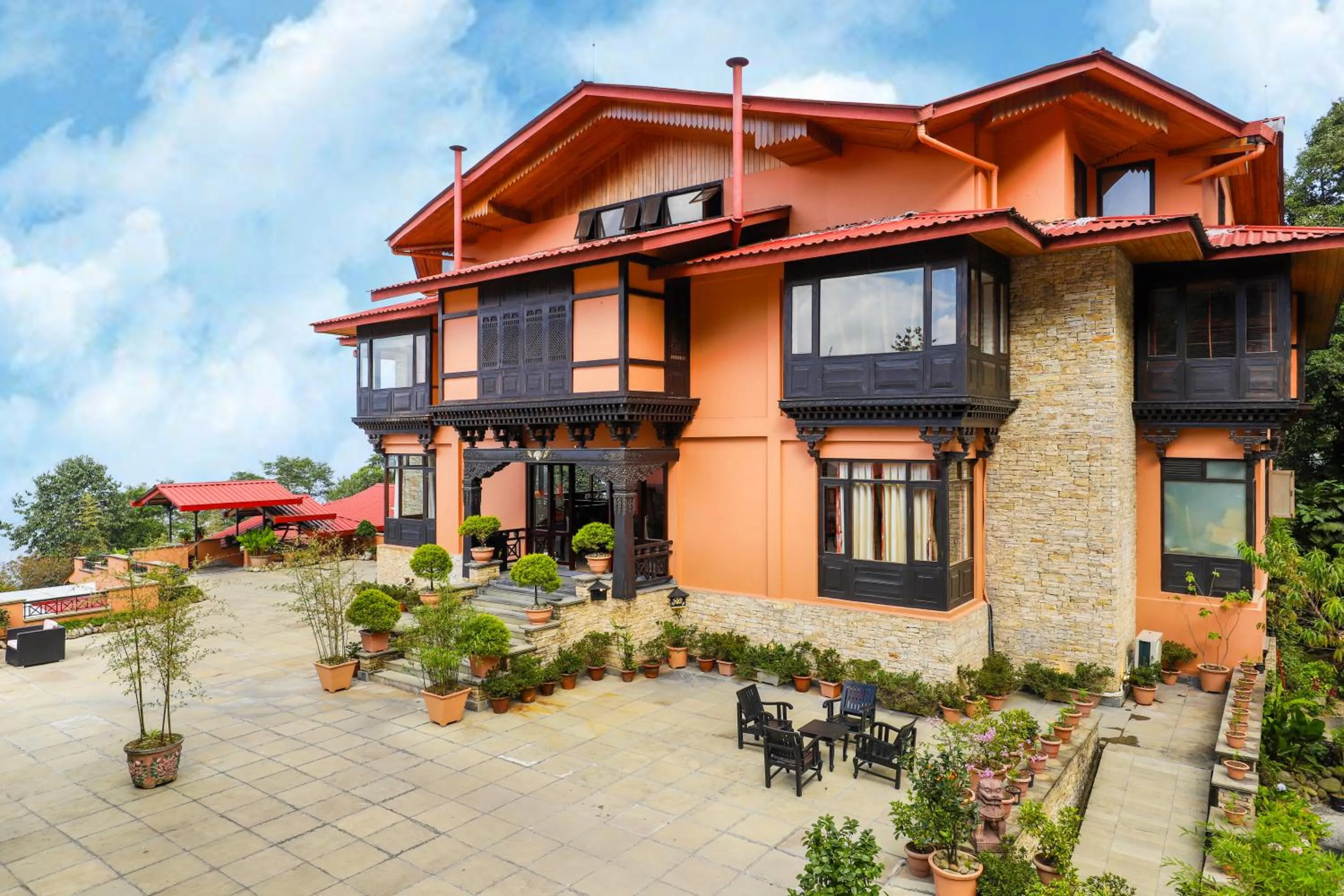 Property building in The Chumbi Mountain Retreat & Spa, A Club Mahindra Associate
