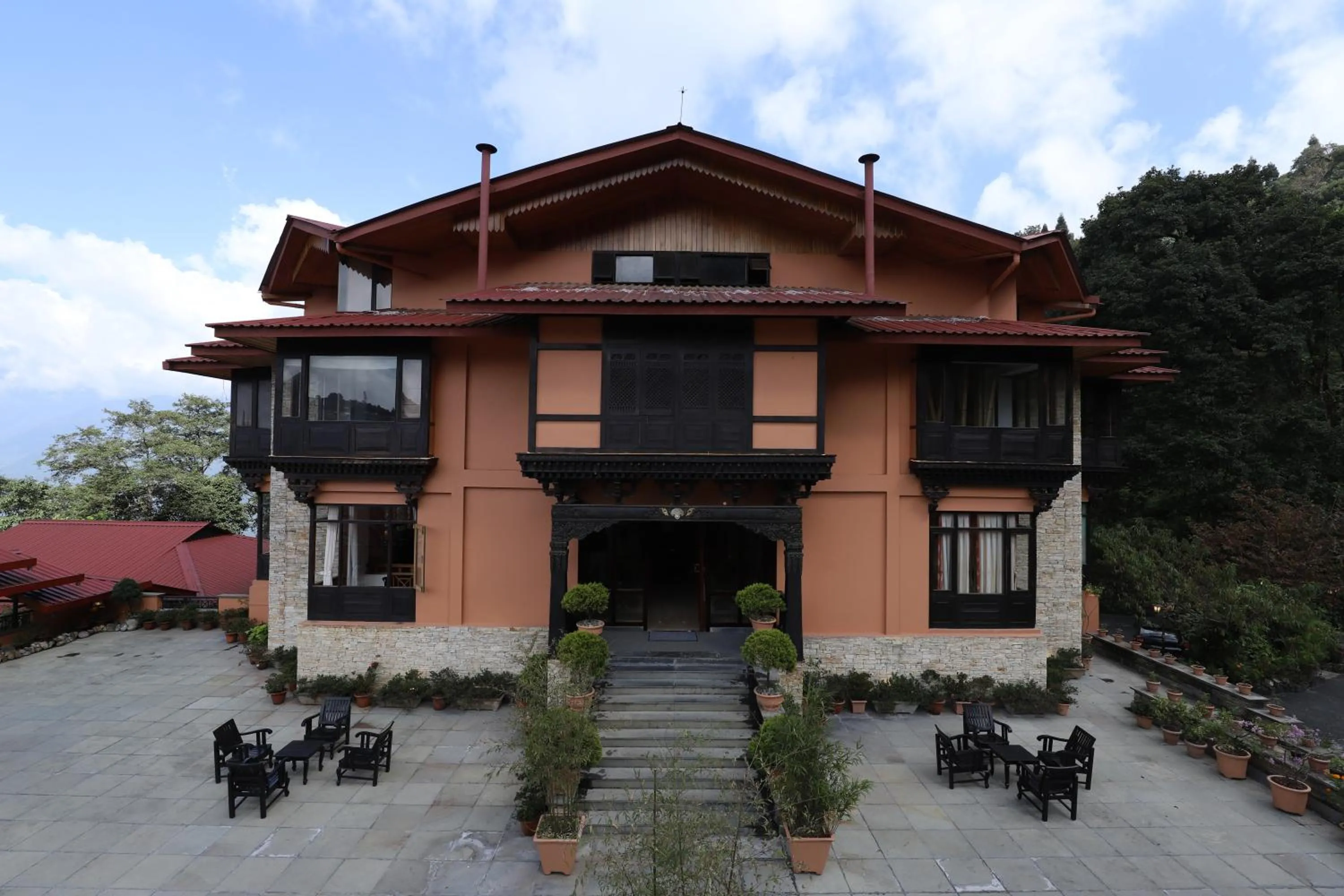 Property building in The Chumbi Mountain Retreat & Spa, A Club Mahindra Associate