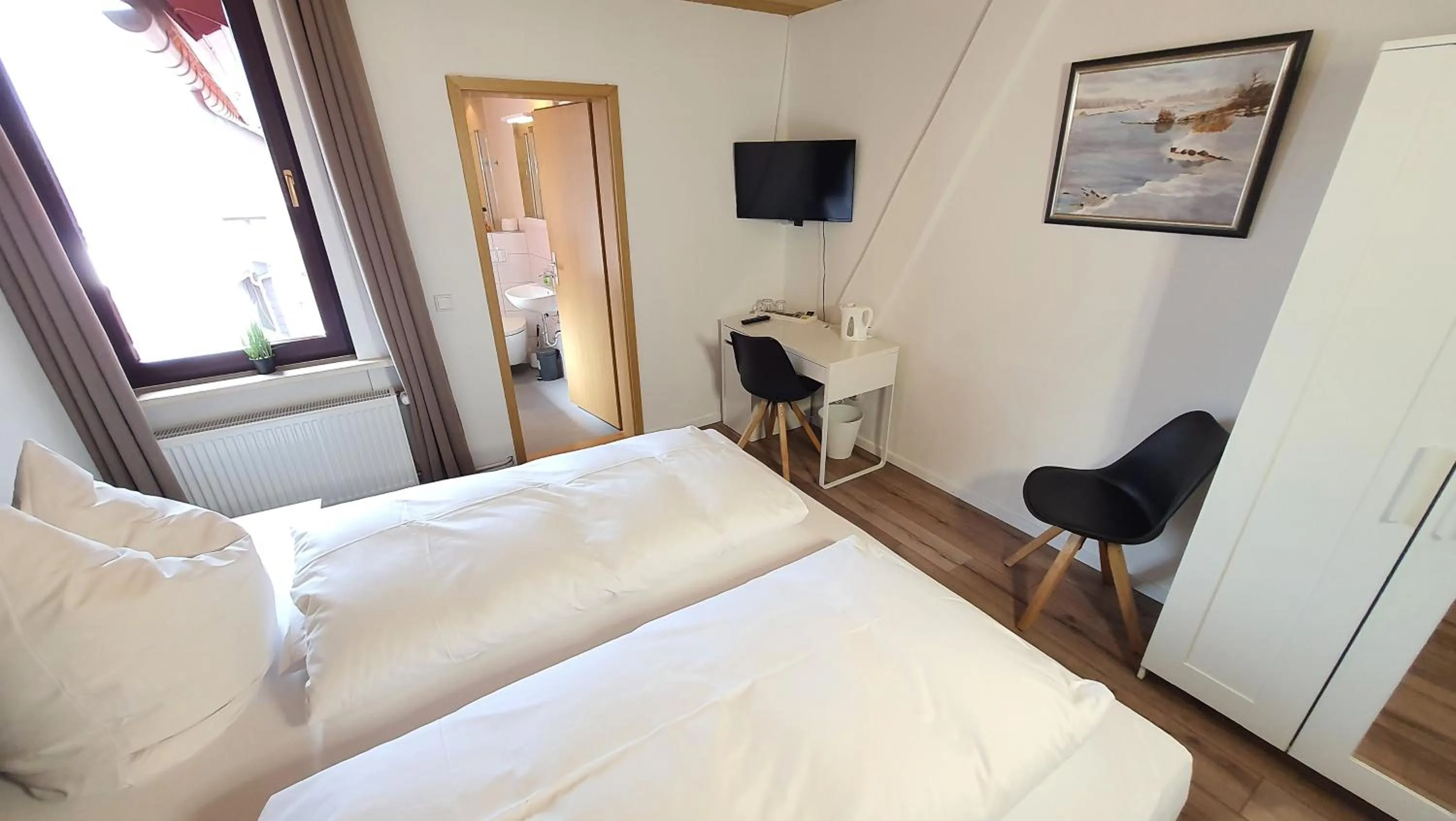 Bed in Hotel Schneiderhof