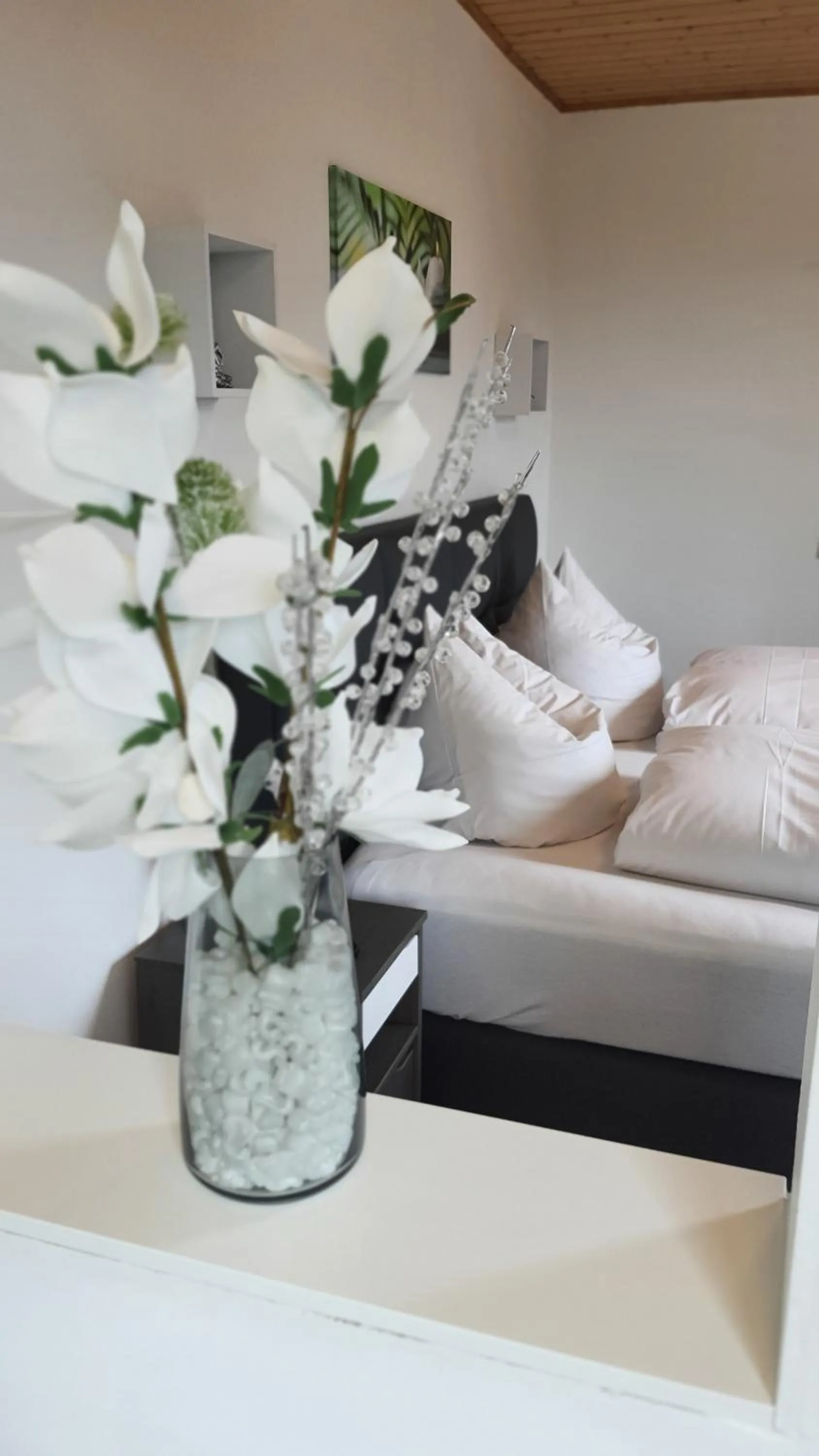 Bed in Hotel Schneiderhof