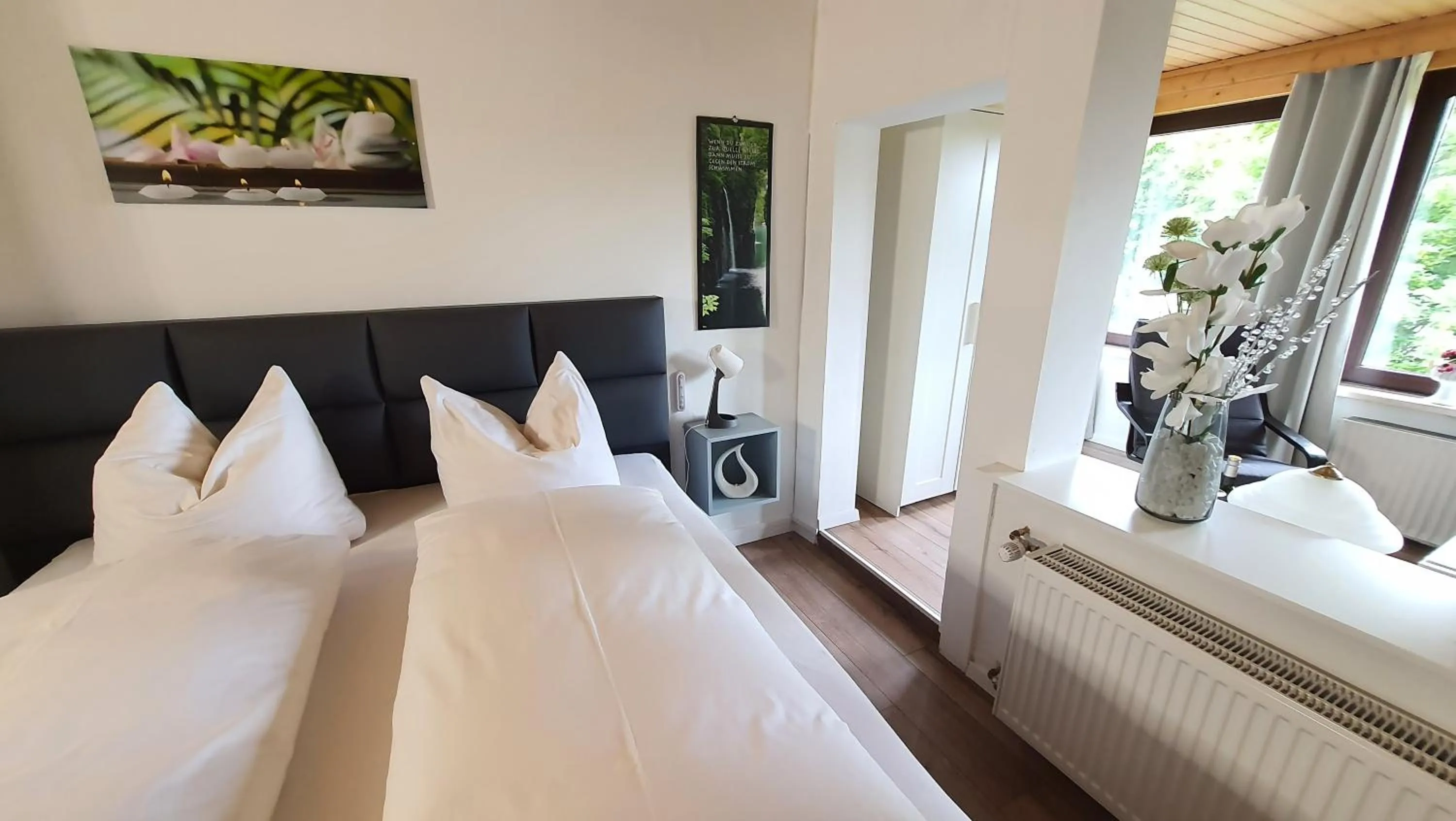 Bed in Hotel Schneiderhof