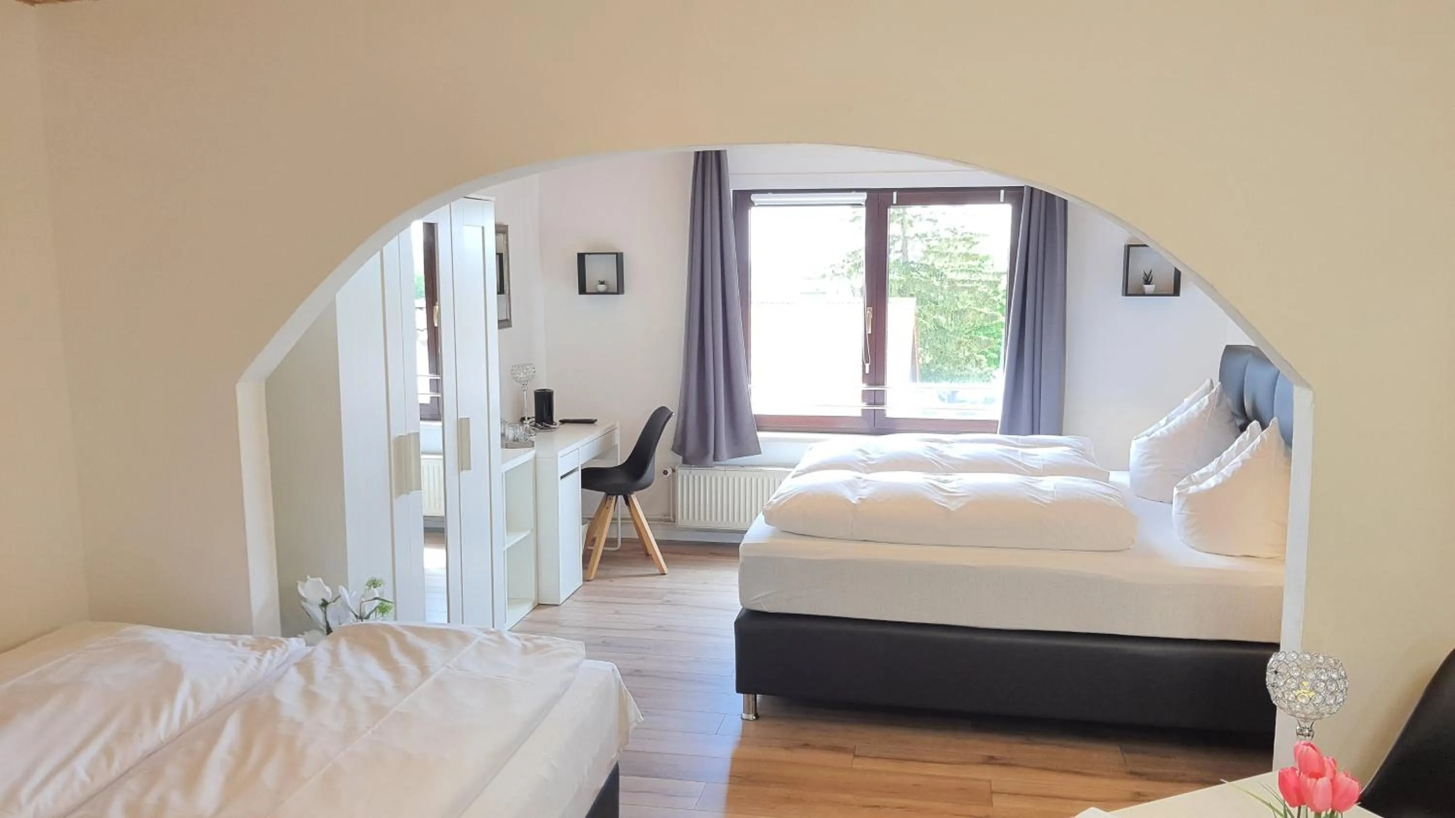 Bed in Hotel Schneiderhof