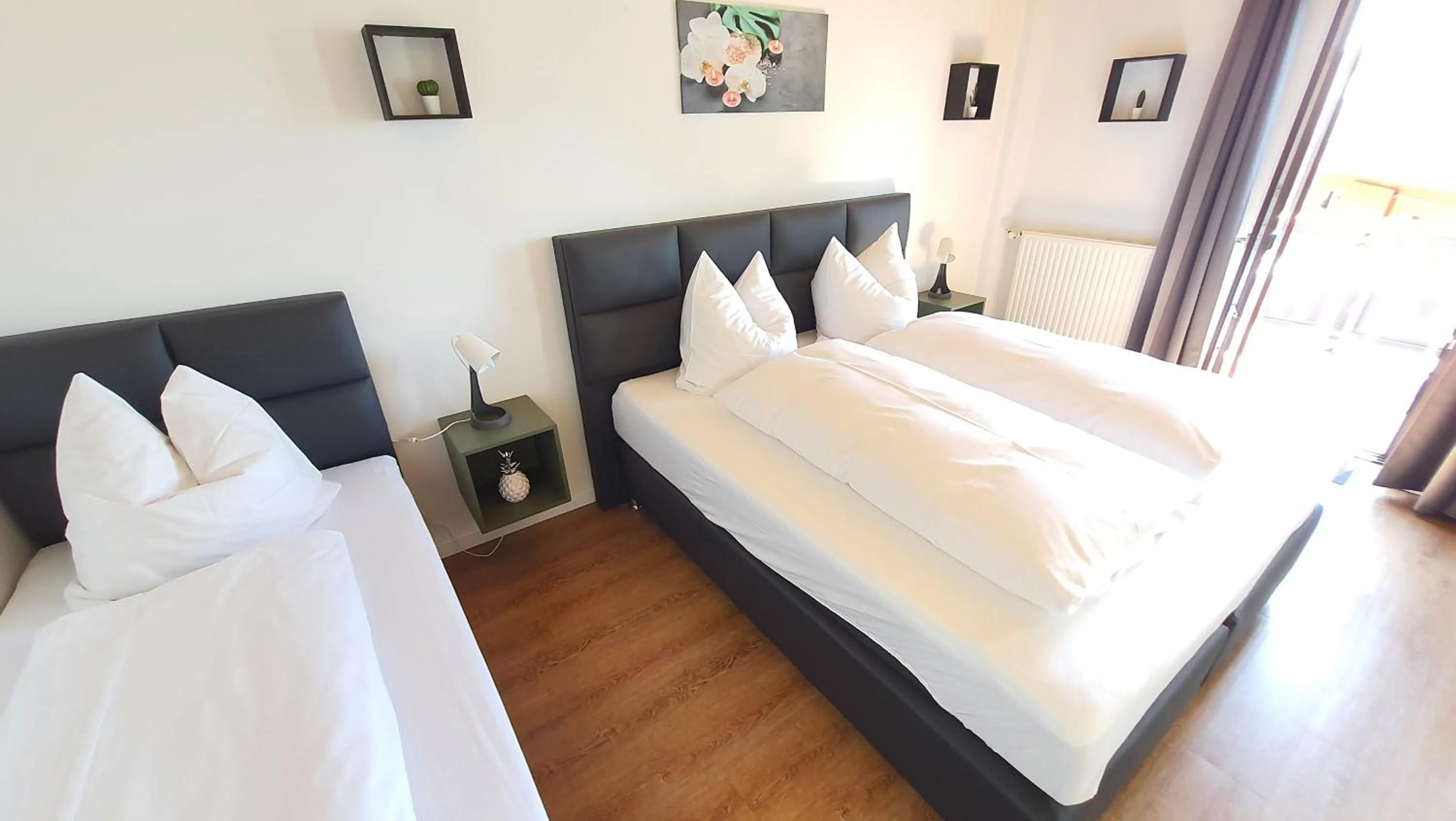 Bed in Hotel Schneiderhof