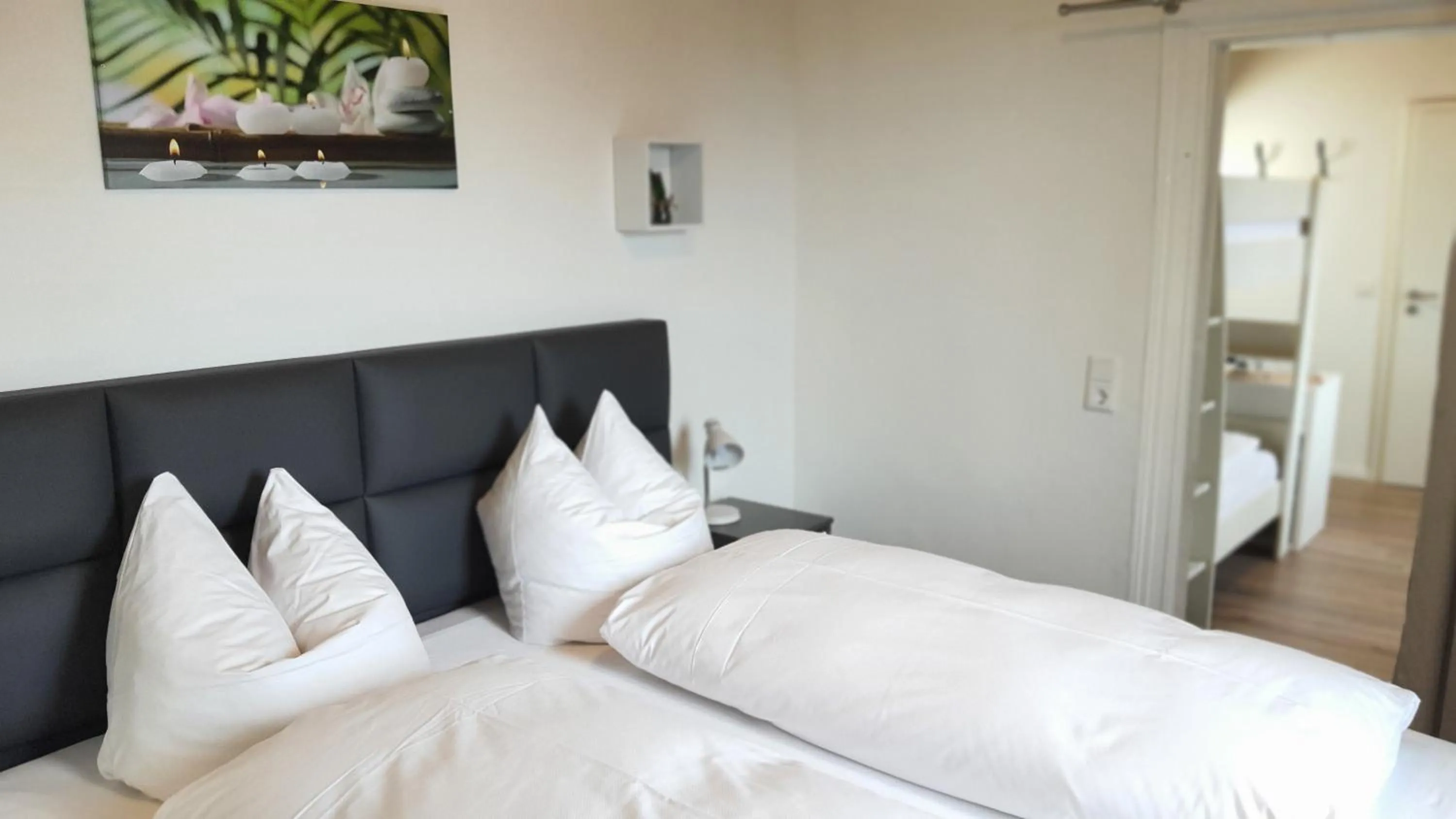 Bed in Hotel Schneiderhof