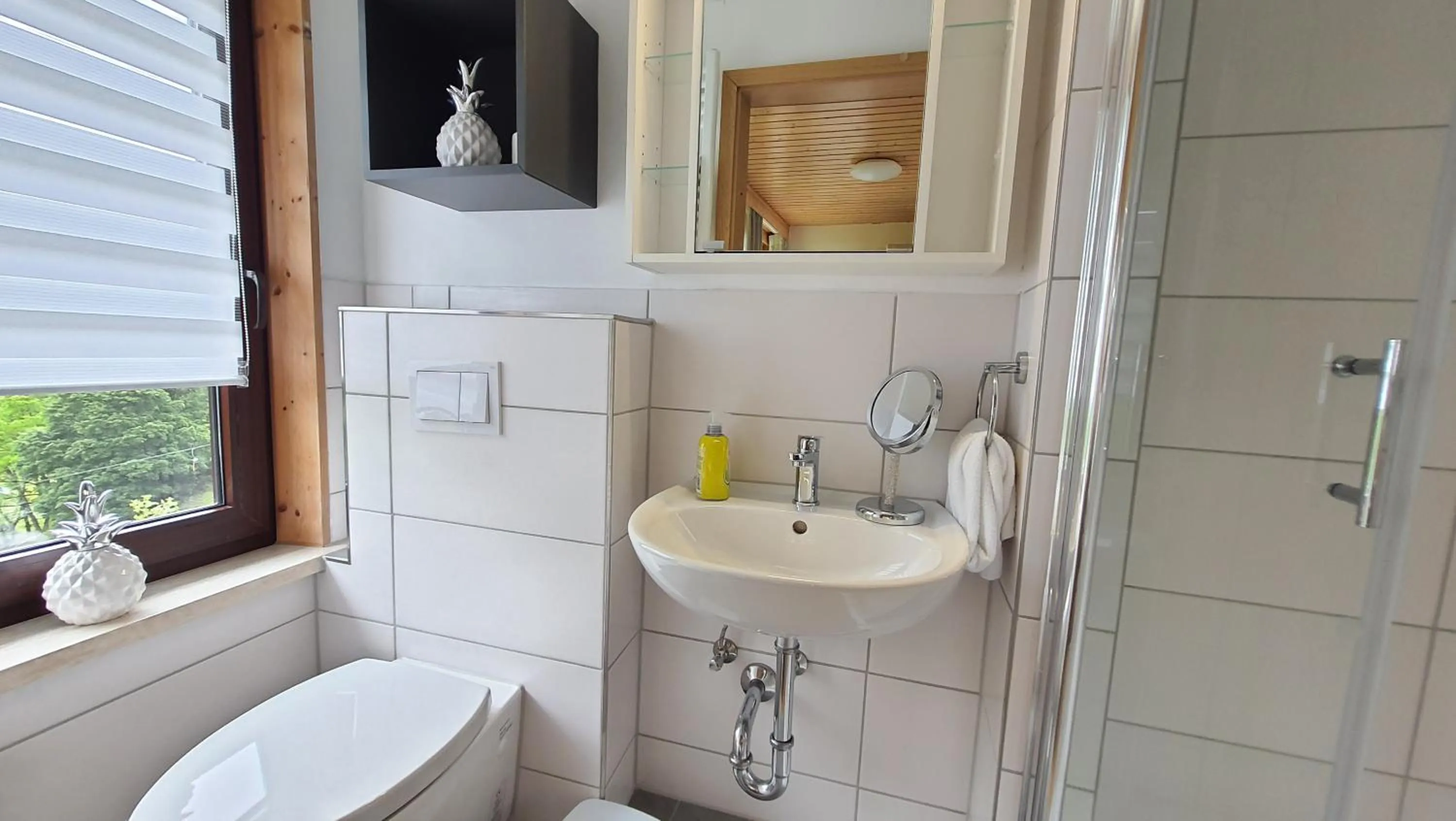 Shower in Hotel Schneiderhof