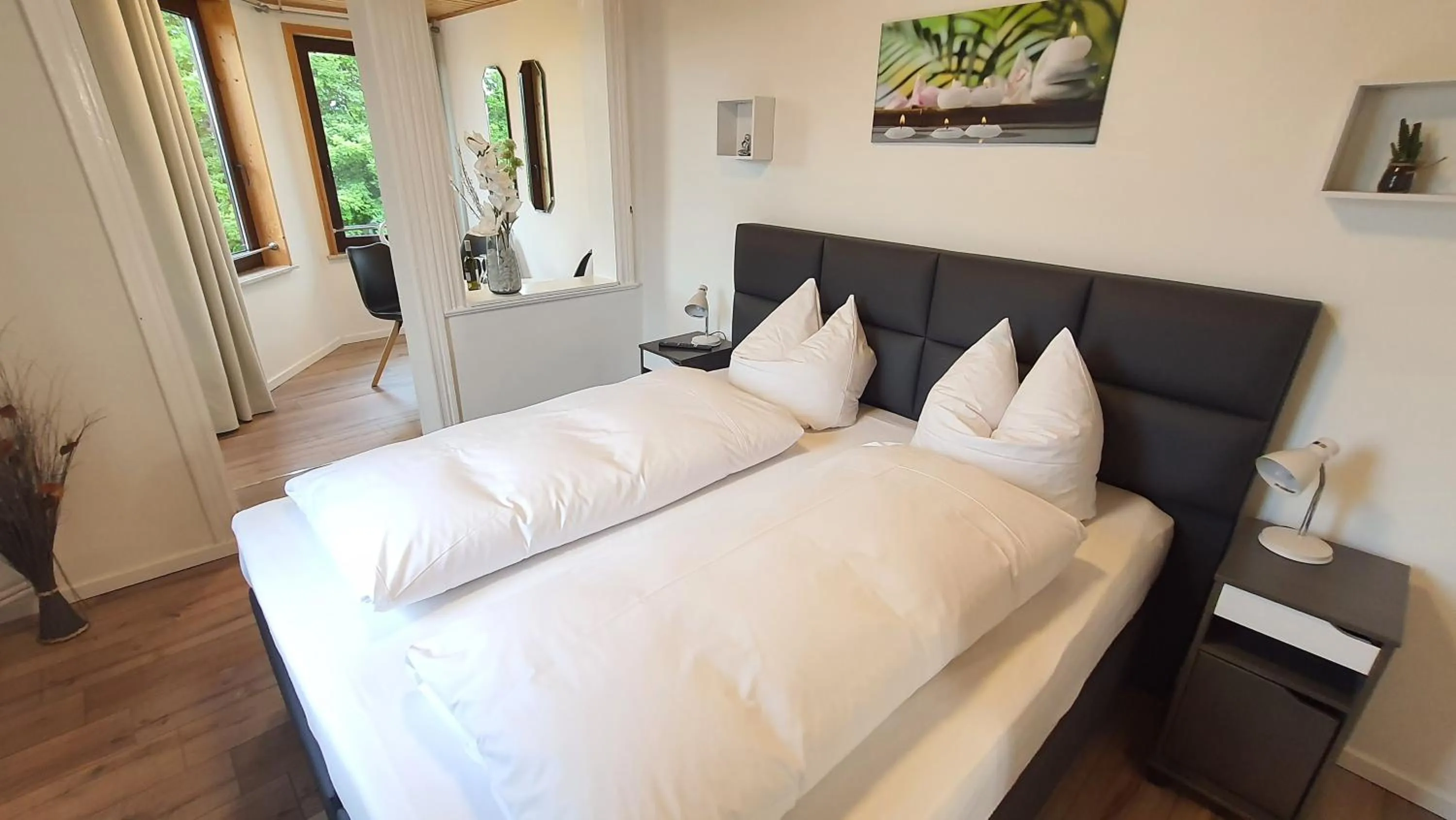 Bed in Hotel Schneiderhof