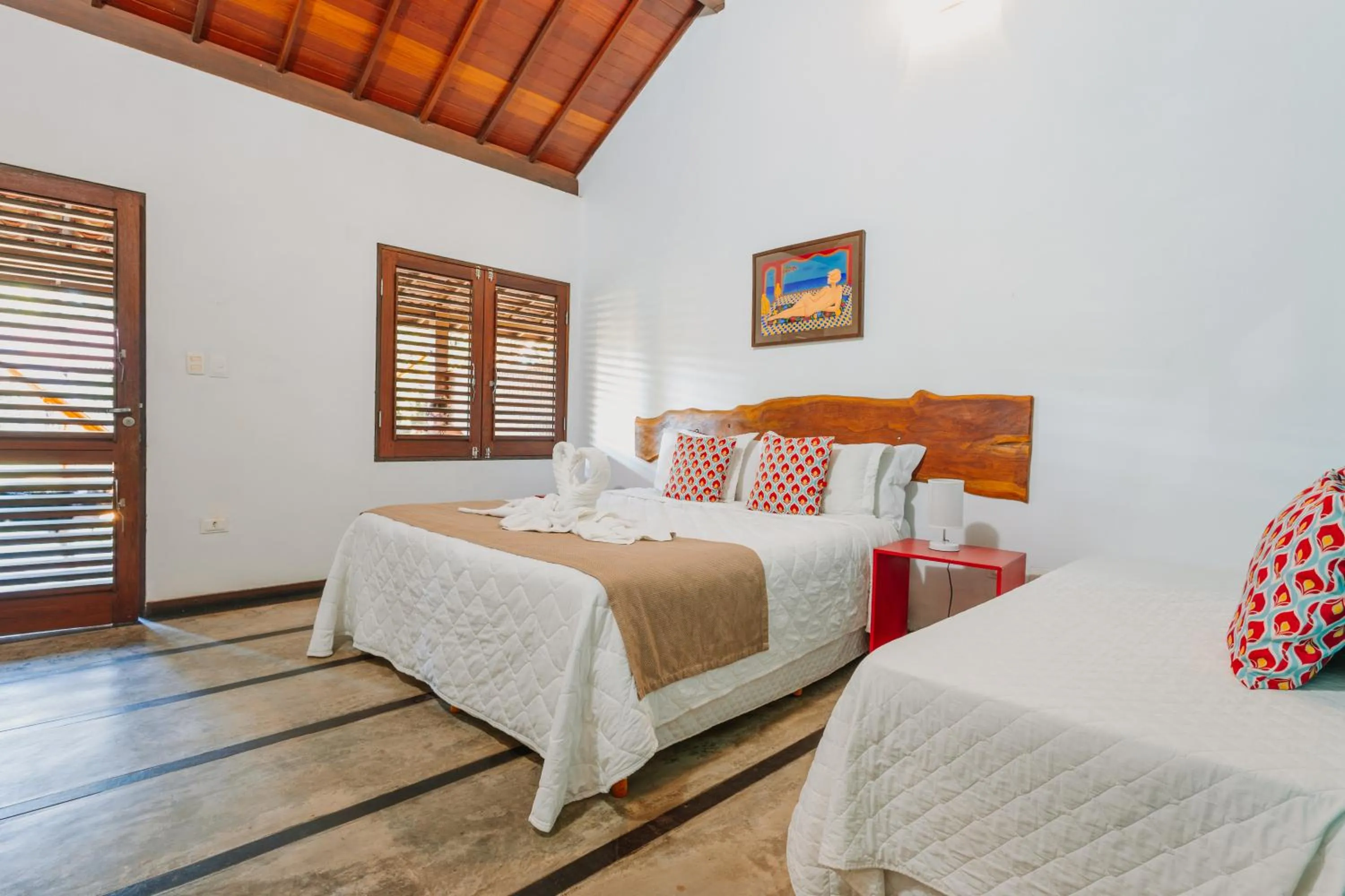 Photo of the whole room, Bed in Bangalôs do Gameleiro