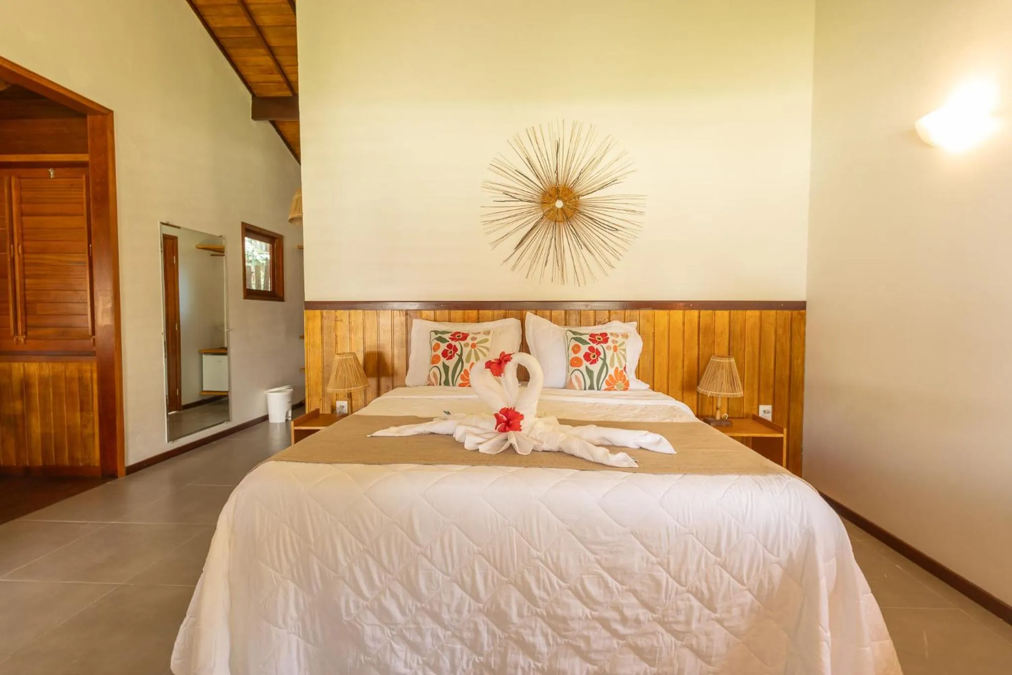 Photo of the whole room, Bed in Bangalôs do Gameleiro