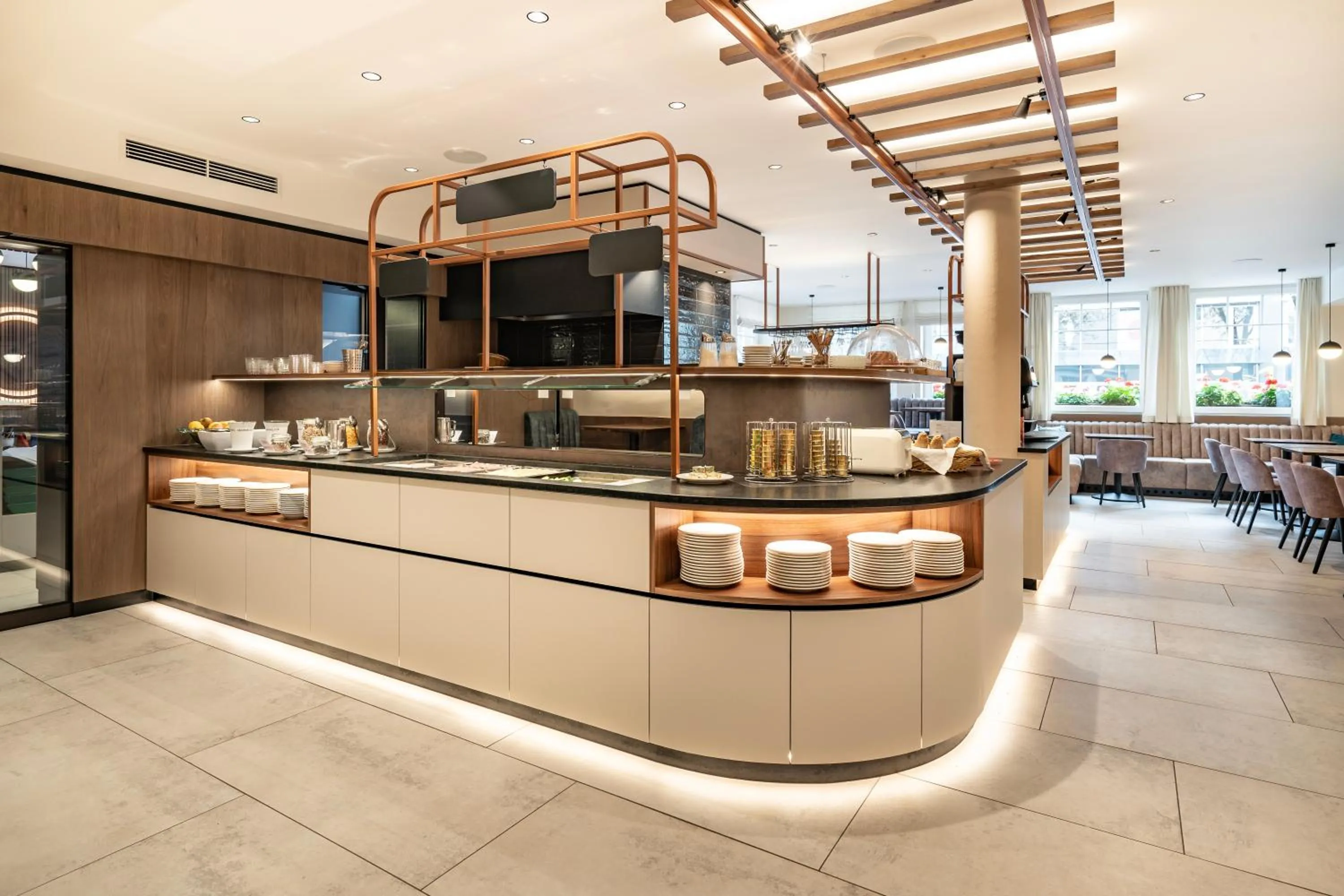 Buffet breakfast in Hotel Lokomotive