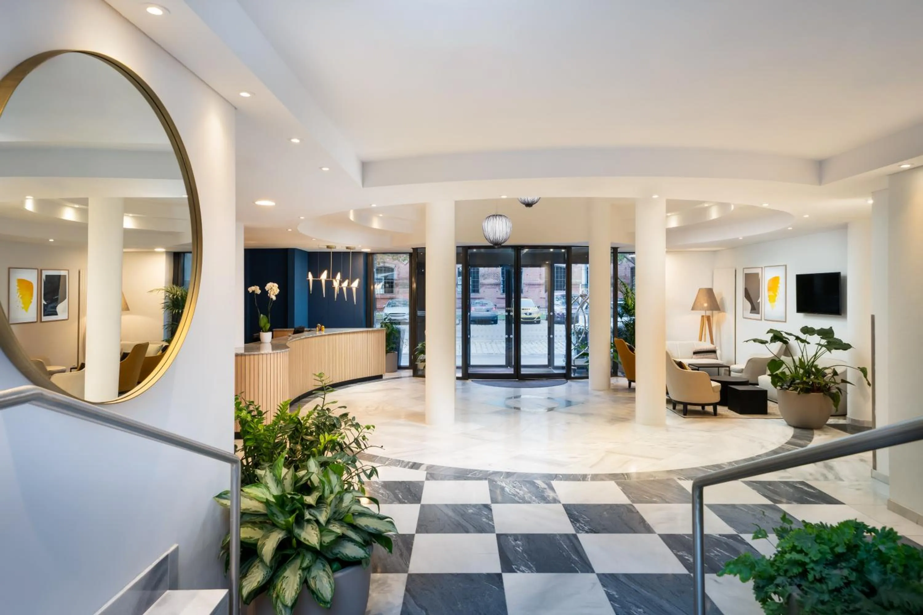 Lobby or reception in voco Vienna Prater by IHG