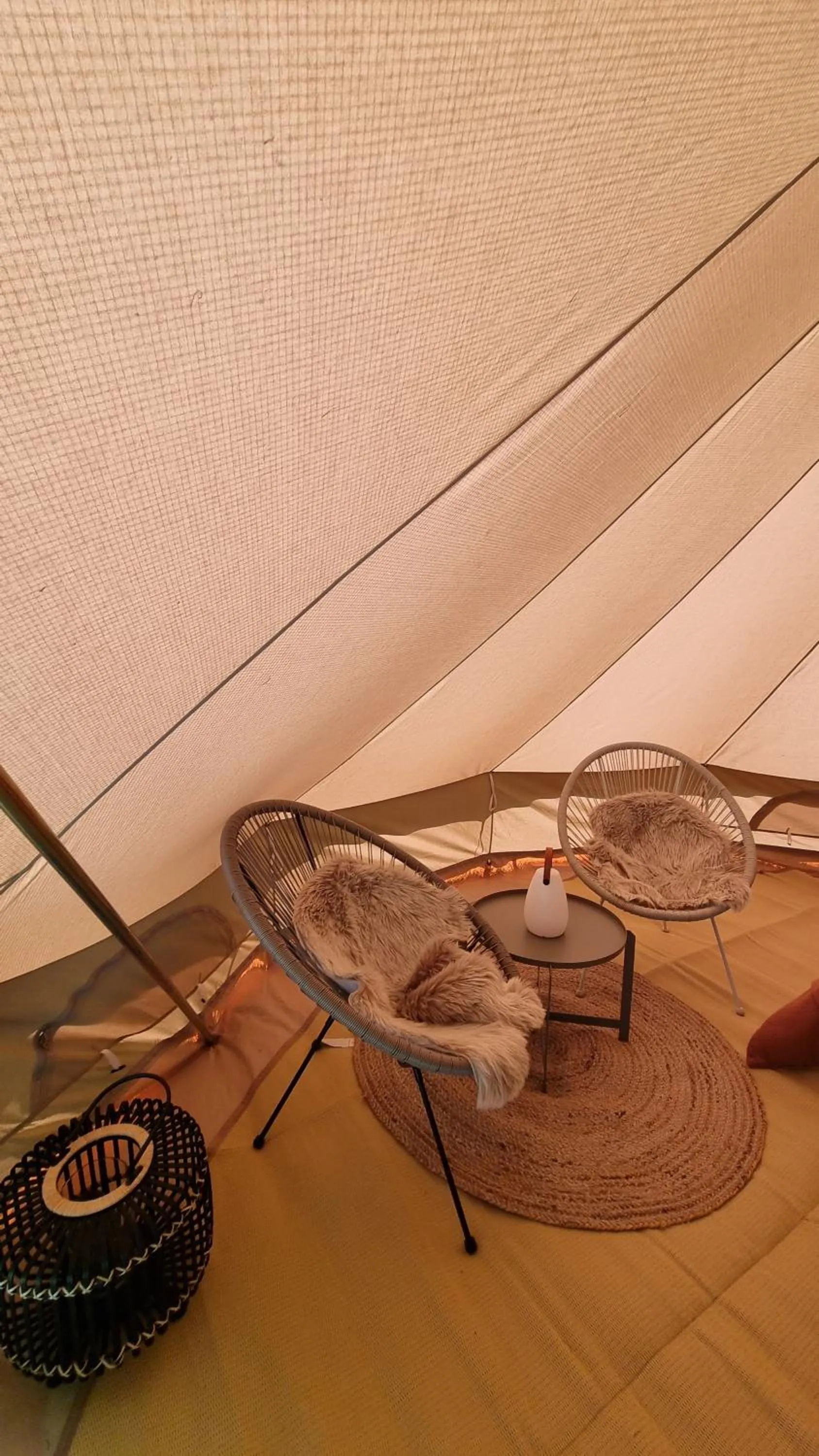 Seating area in B&B Weselo